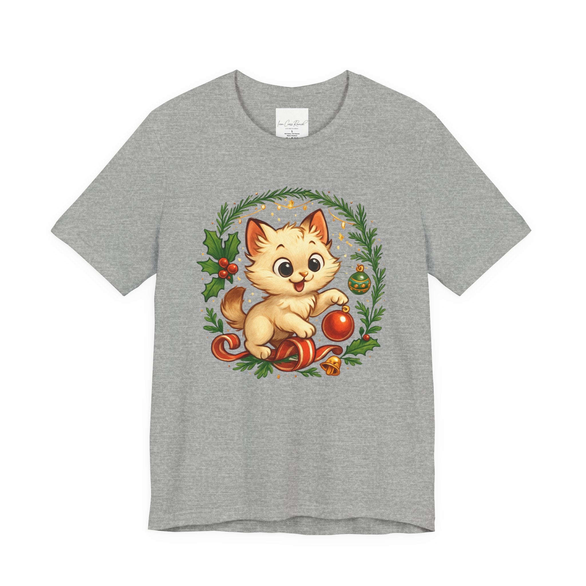 Christmas Kitten Play T-Shirt