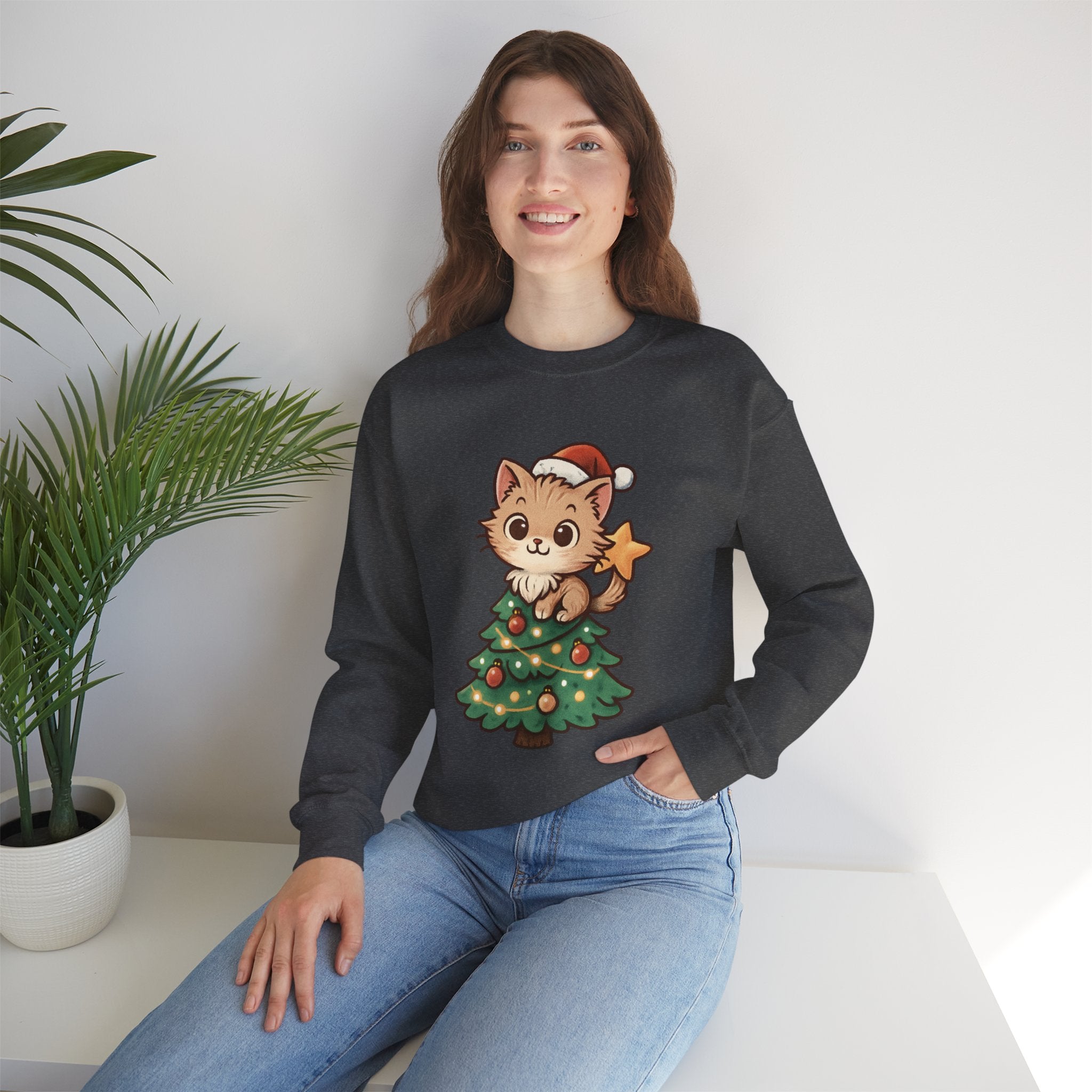 Christmas Cat -Sweatshirt