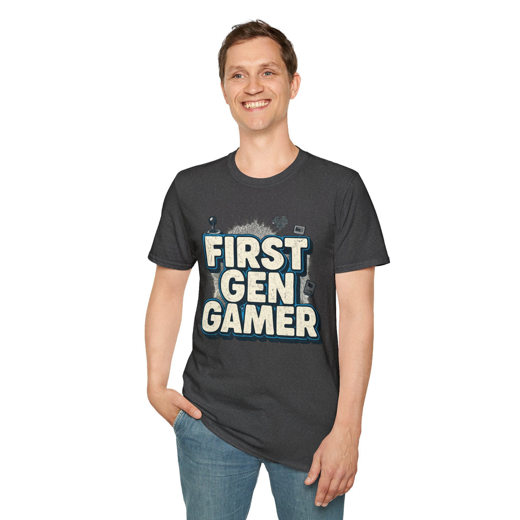 First Gen  Gamer, Blue Outline