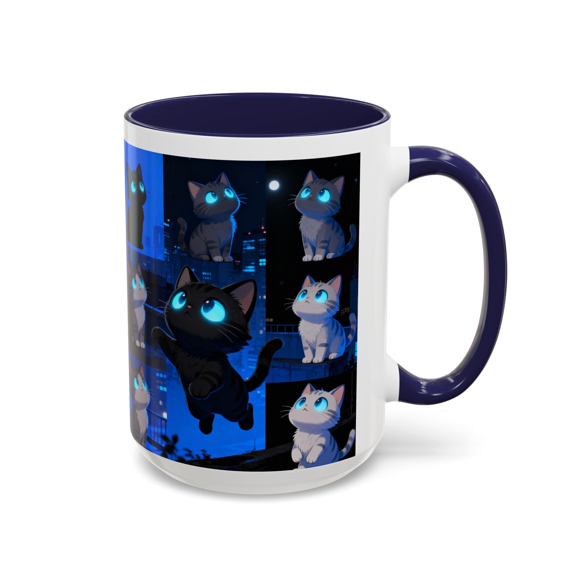 Mug, Cute Kitten Coffee Cup, Cat Lover Gift, Animal Tea Cup, Ceramic Drinkware, Pet Owner Present, Kitty Lover Mug