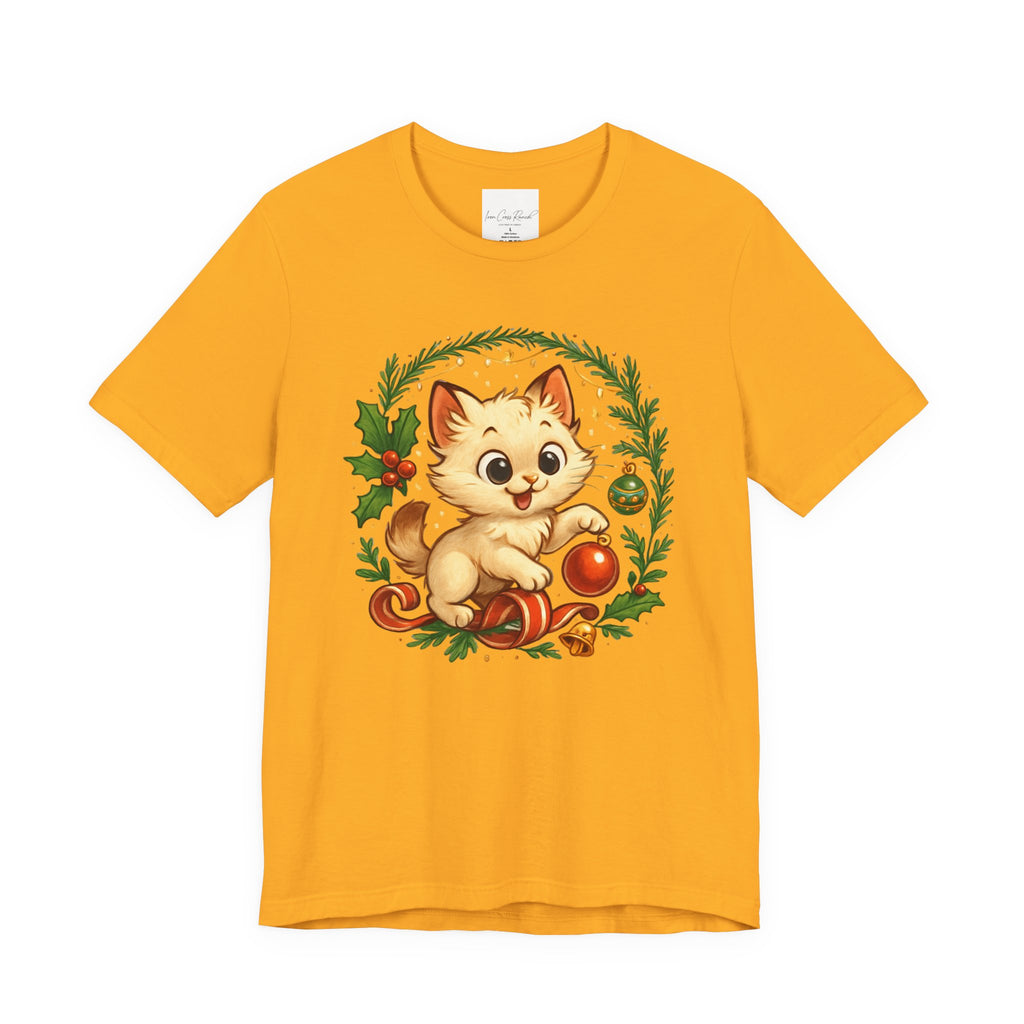 Christmas Kitten Play T-Shirt