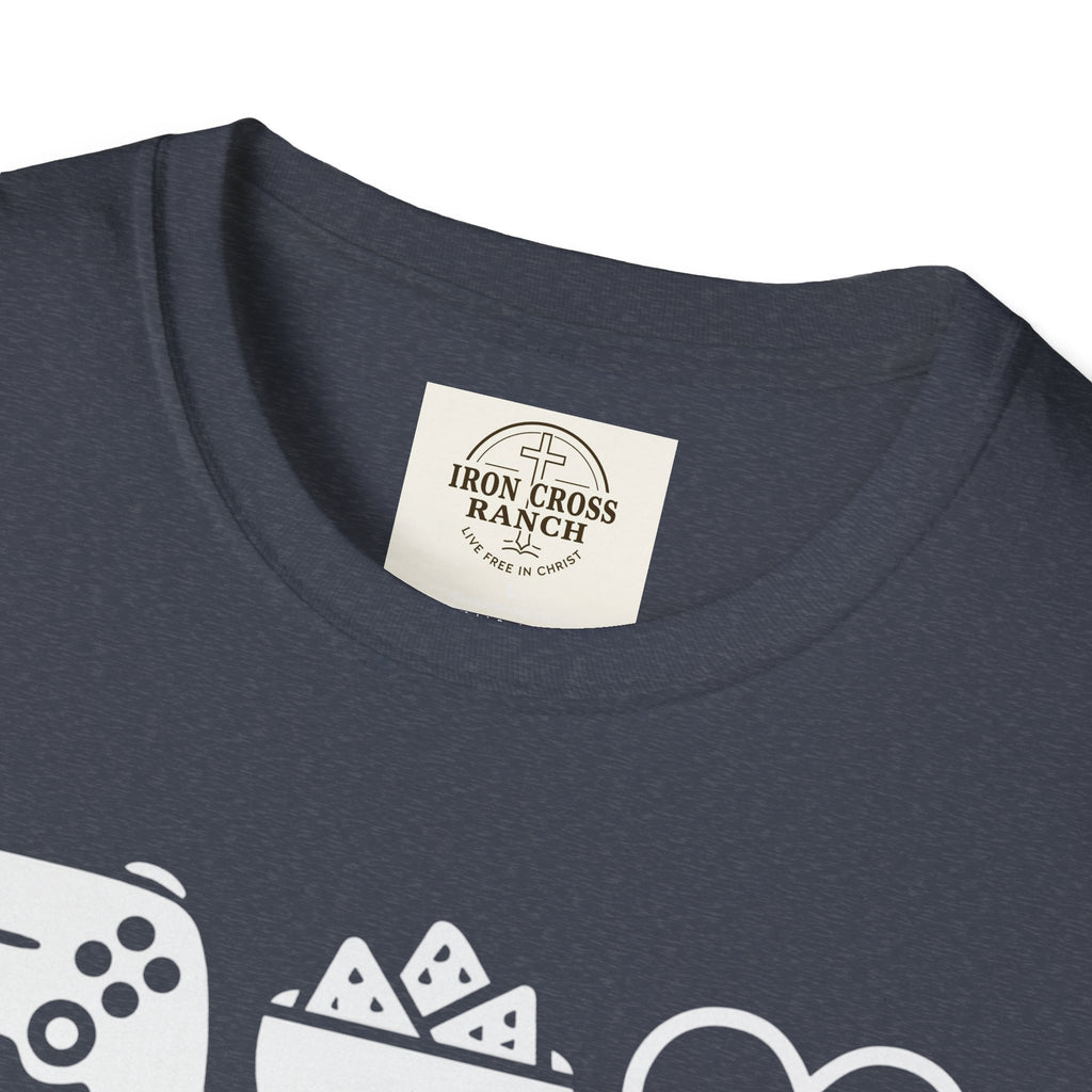 Gaming, Snacks and Love, Gamer T-shirt