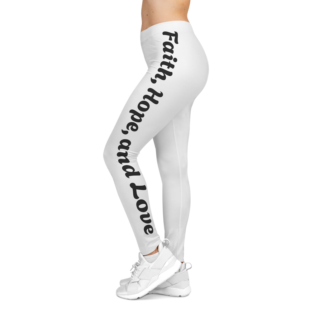 Faith, Hope, & Love  -leggings