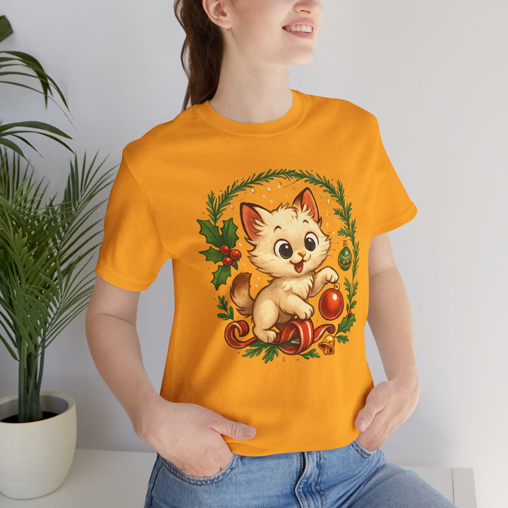 Christmas Kitten Play T-Shirt