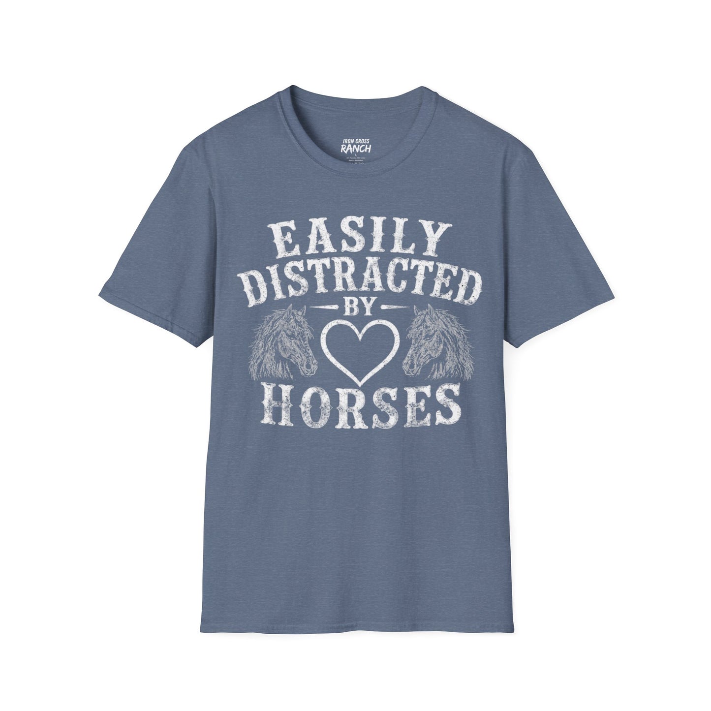 EASILY DISTRACTED BY HORSES