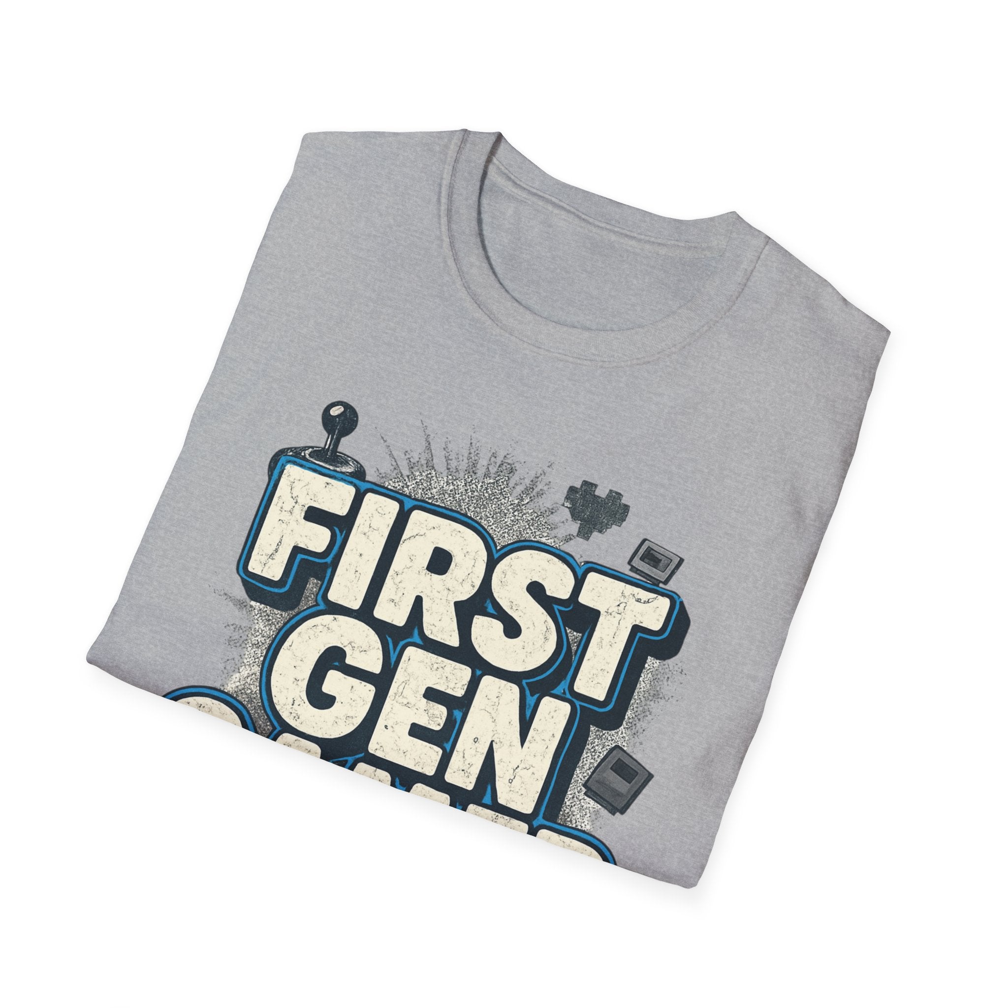 First Gen  Gamer, Blue Outline