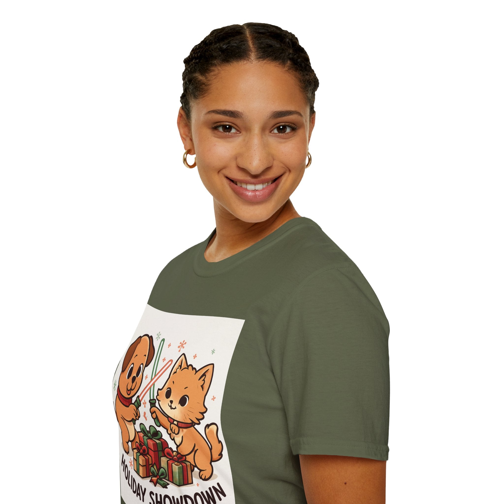 Holiday Showdown Kitten, Puppy T-Shirt