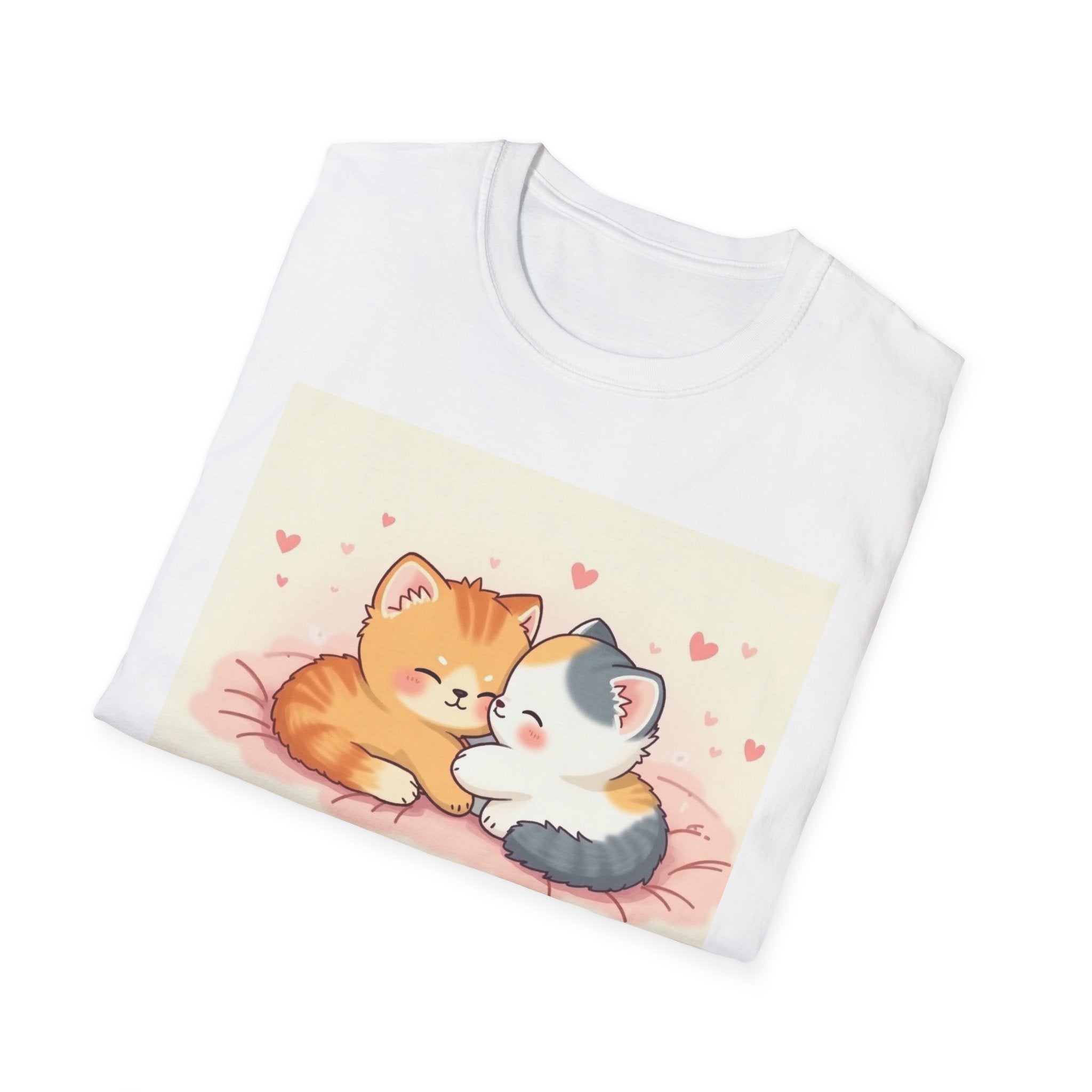 Cute Better Together Kitten T-Shirt, Cat Lover Graphic Tee, Matching Couple Shirt, Animal Print Top, Funny Pet Owner Gift