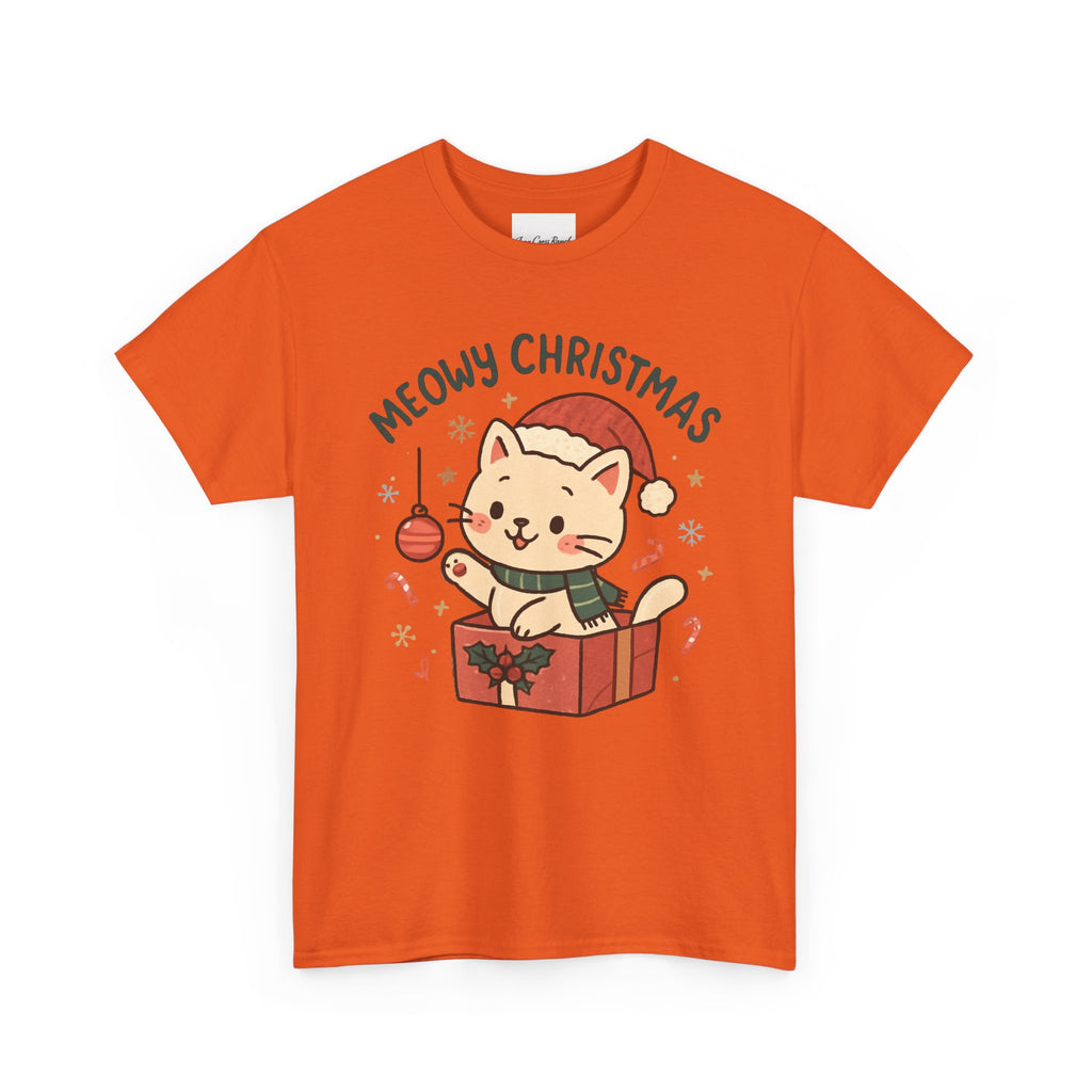 Meowy Christmas Cat Tee