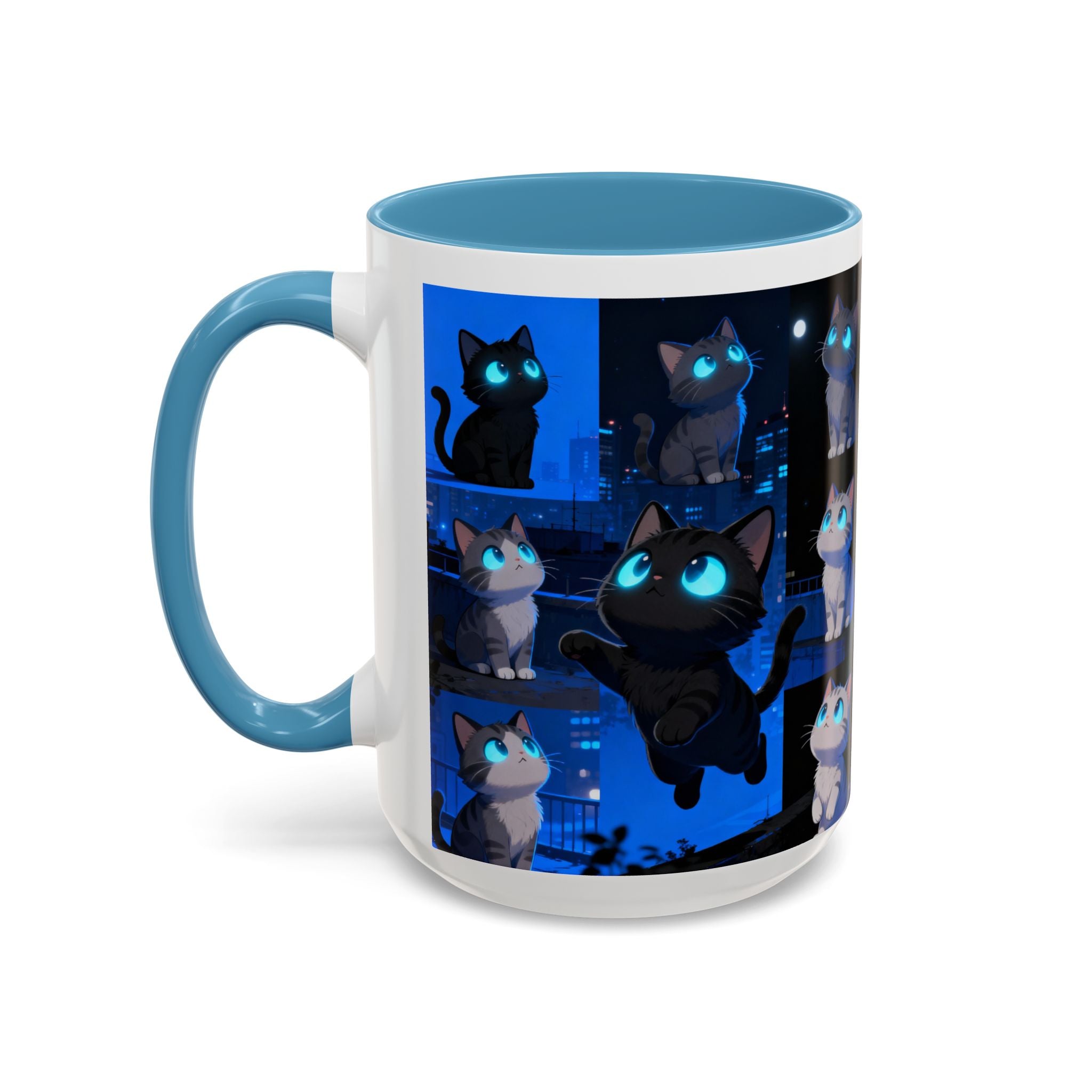 Mug, Cute Kitten Coffee Cup, Cat Lover Gift, Animal Tea Cup, Ceramic Drinkware, Pet Owner Present, Kitty Lover Mug