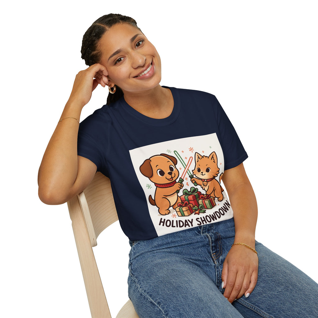 Holiday Showdown Kitten, Puppy T-Shirt