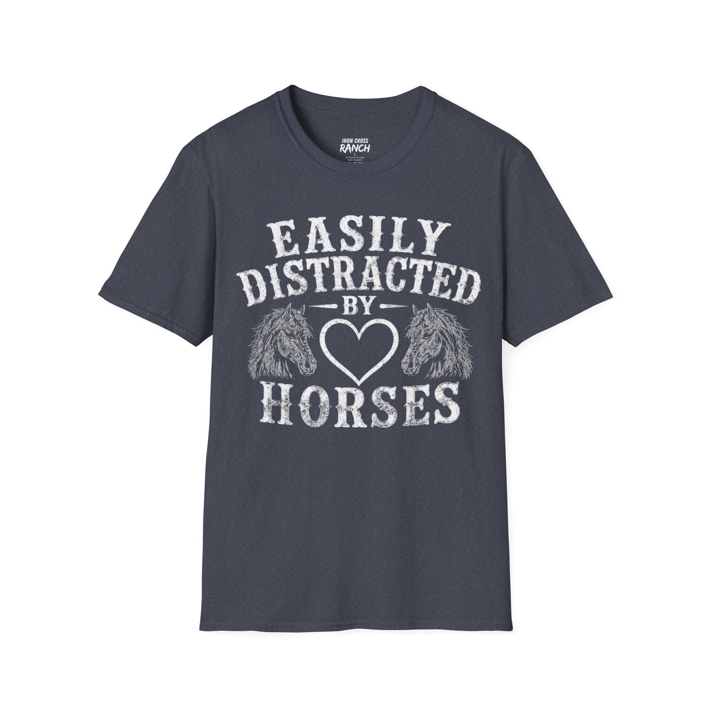 EASILY DISTRACTED BY HORSES