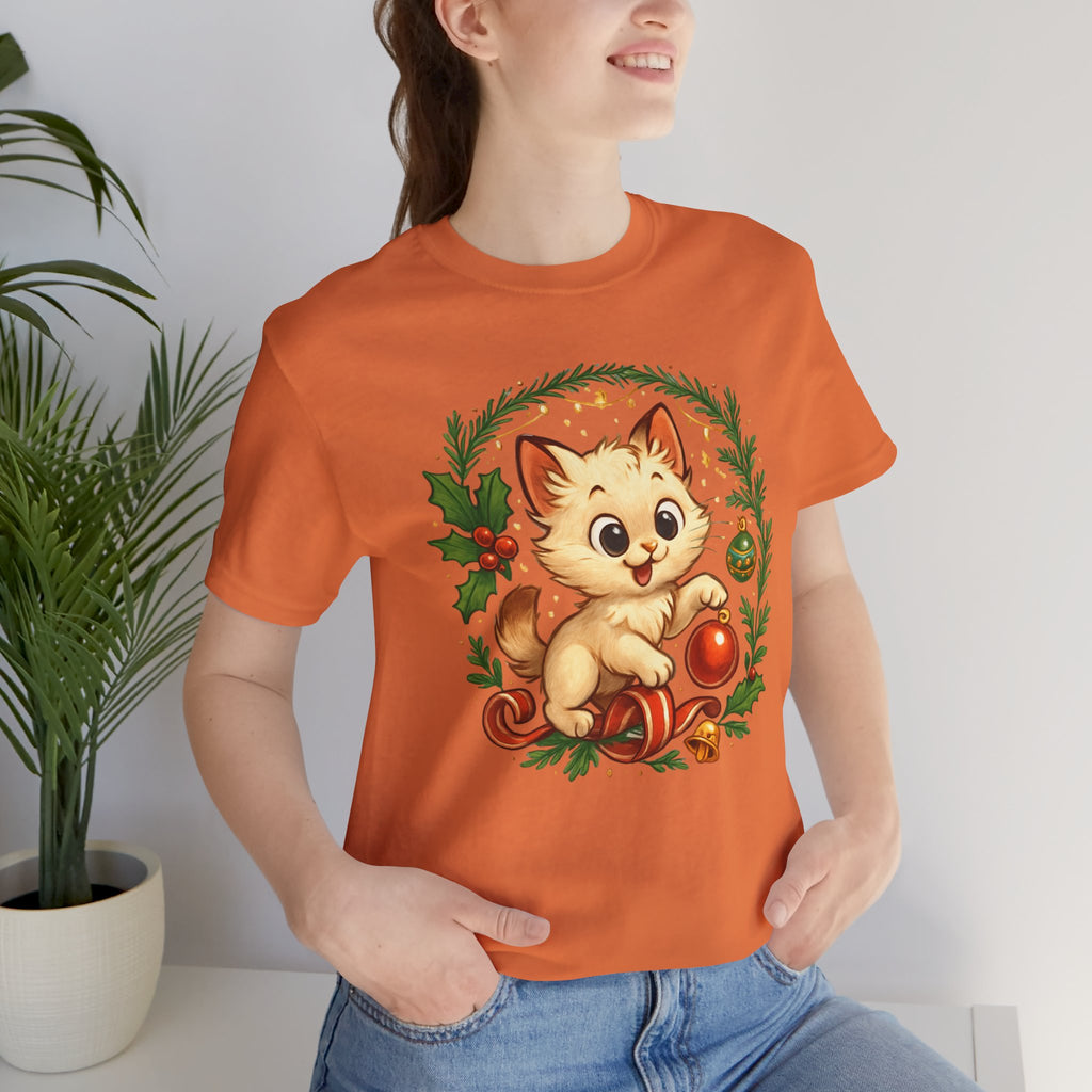 Christmas Kitten Play T-Shirt