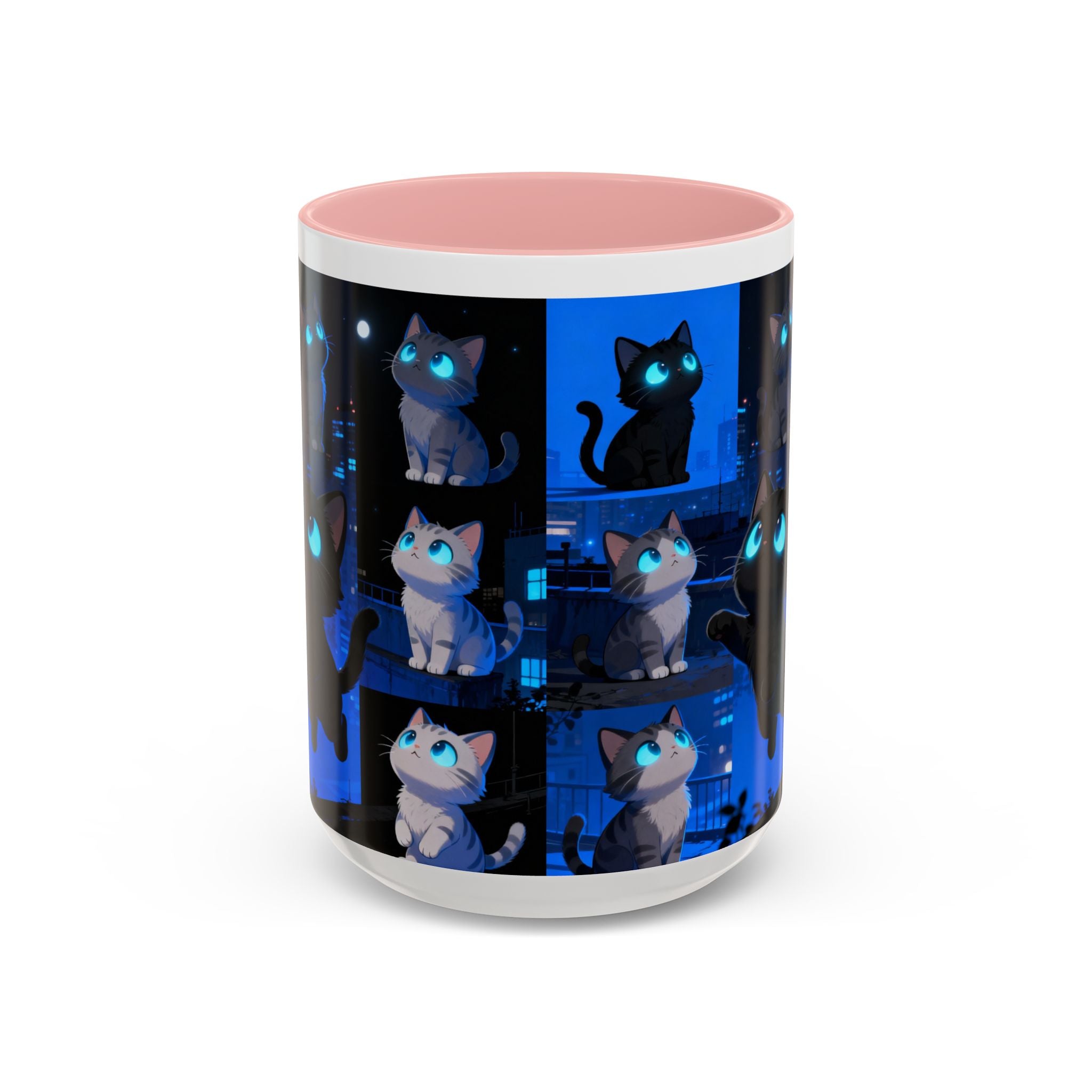 Mug, Cute Kitten Coffee Cup, Cat Lover Gift, Animal Tea Cup, Ceramic Drinkware, Pet Owner Present, Kitty Lover Mug