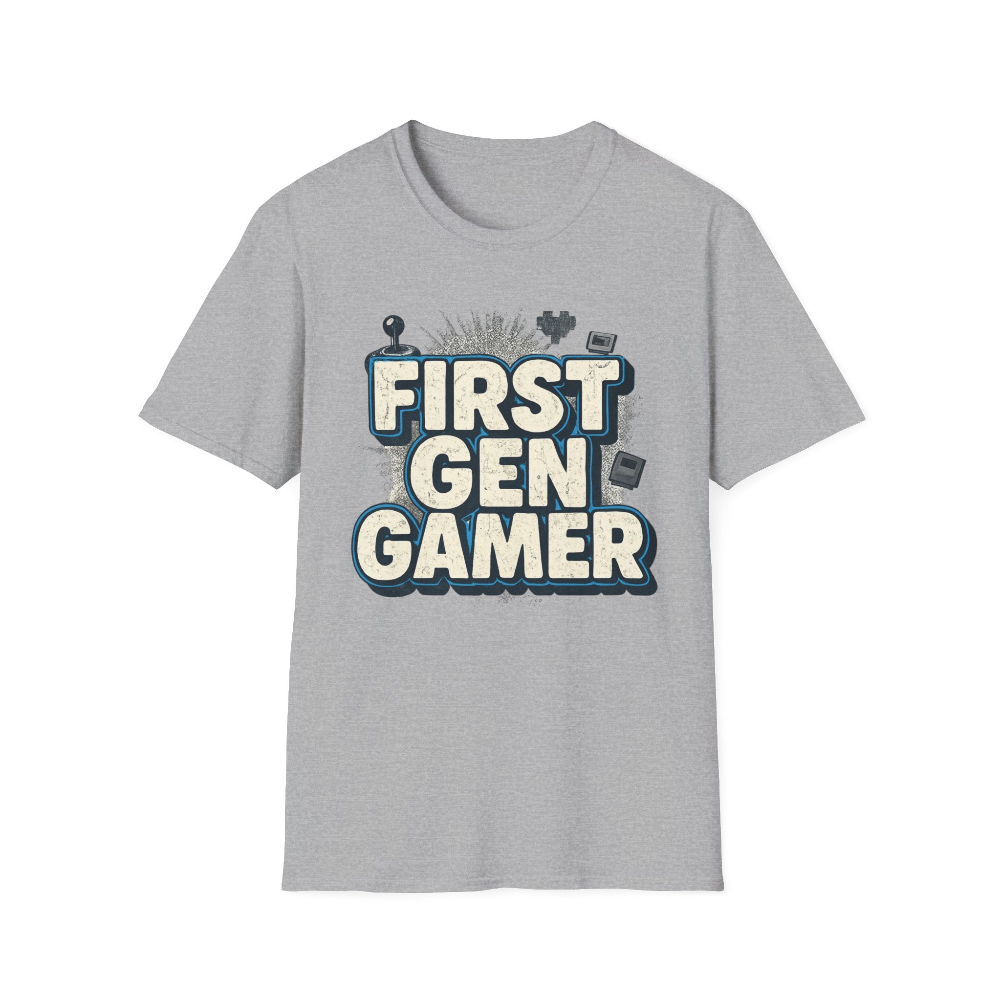 First Gen  Gamer, Blue Outline