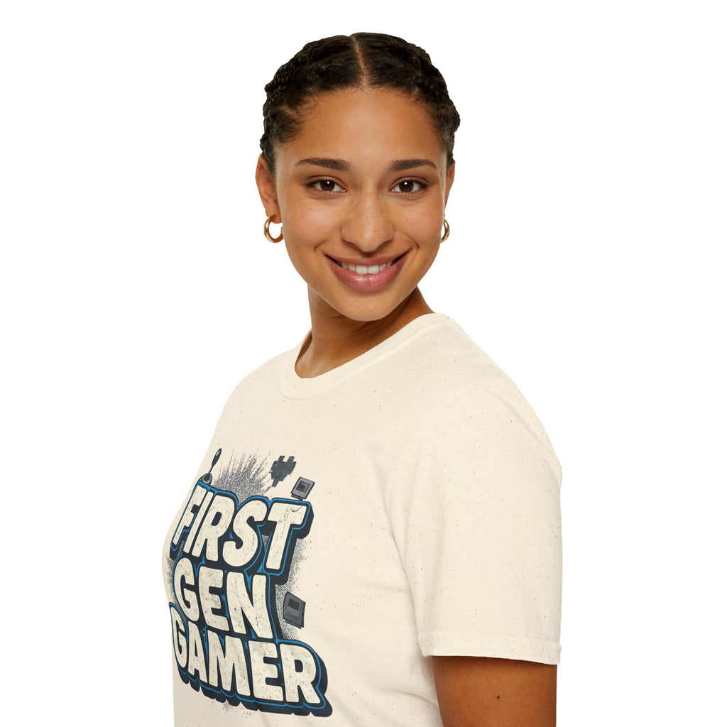 First Gen  Gamer, Blue Outline