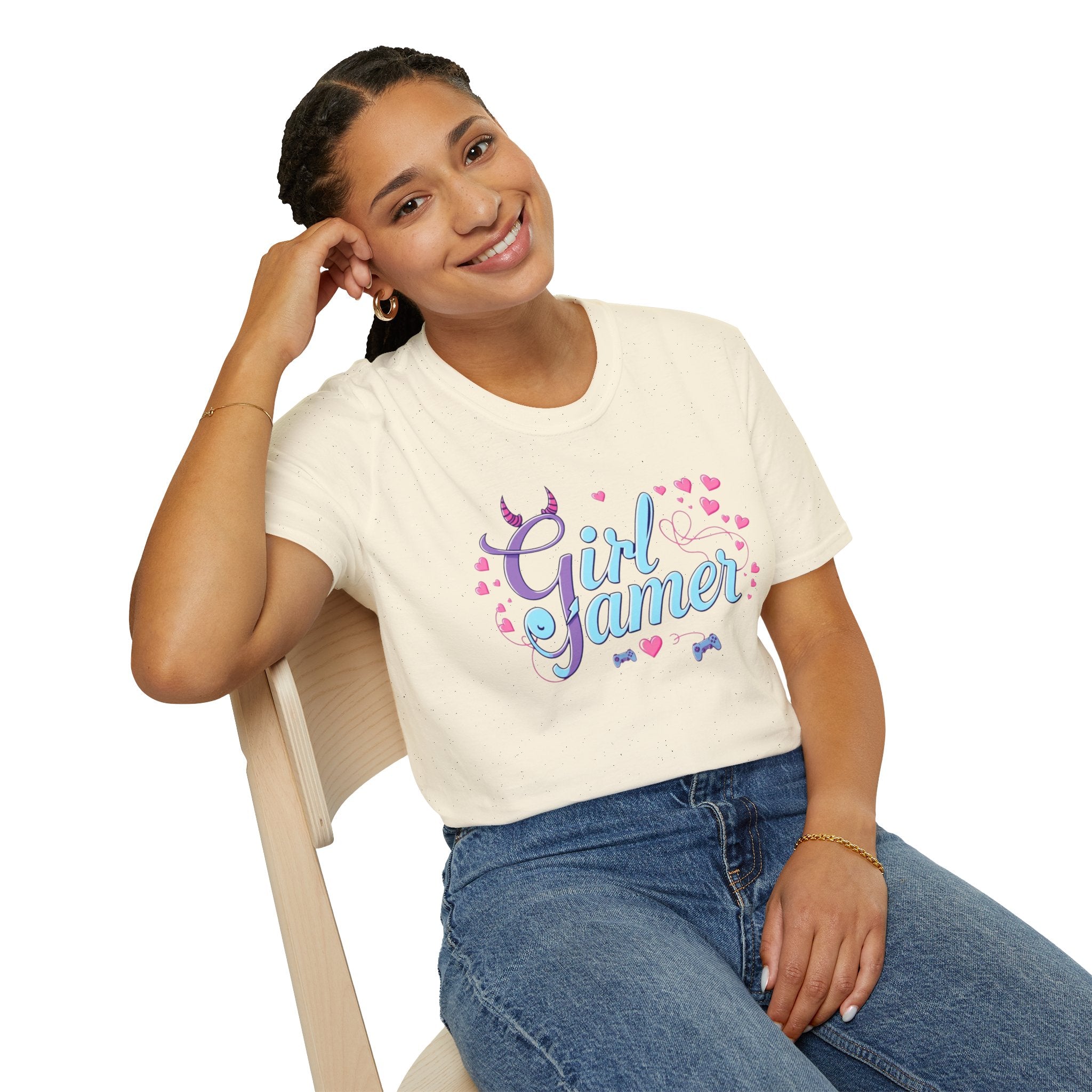 Girl Gamer T-Shirt, Pastel