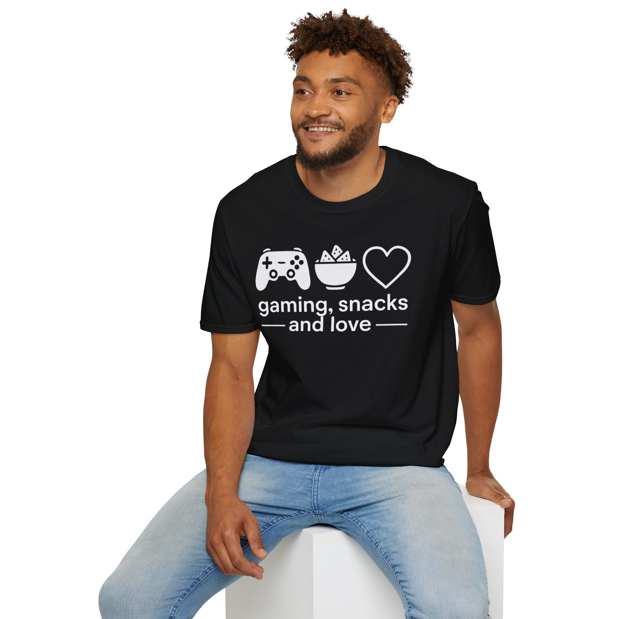 Gaming, Snacks and Love, Gamer T-shirt