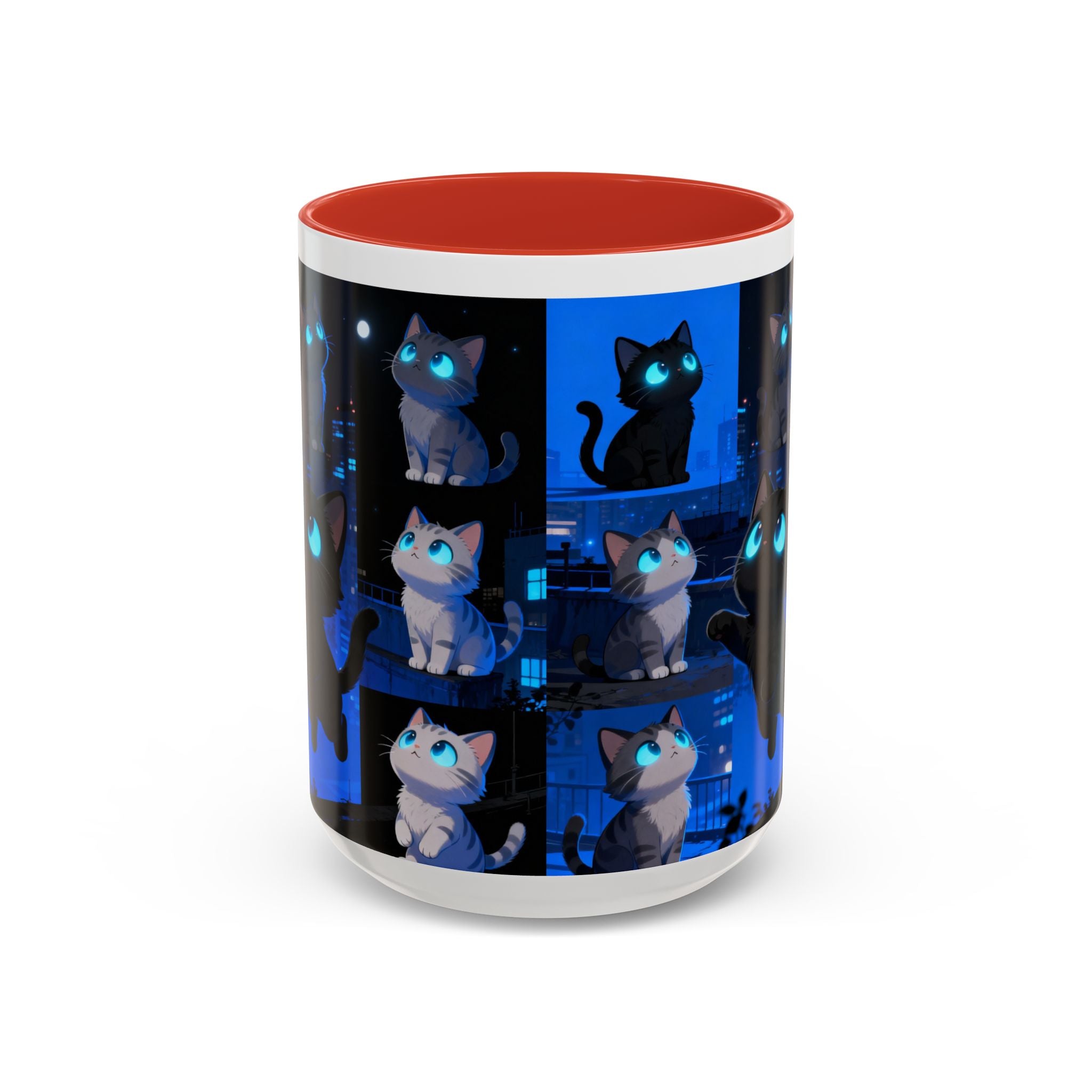 Mug, Cute Kitten Coffee Cup, Cat Lover Gift, Animal Tea Cup, Ceramic Drinkware, Pet Owner Present, Kitty Lover Mug