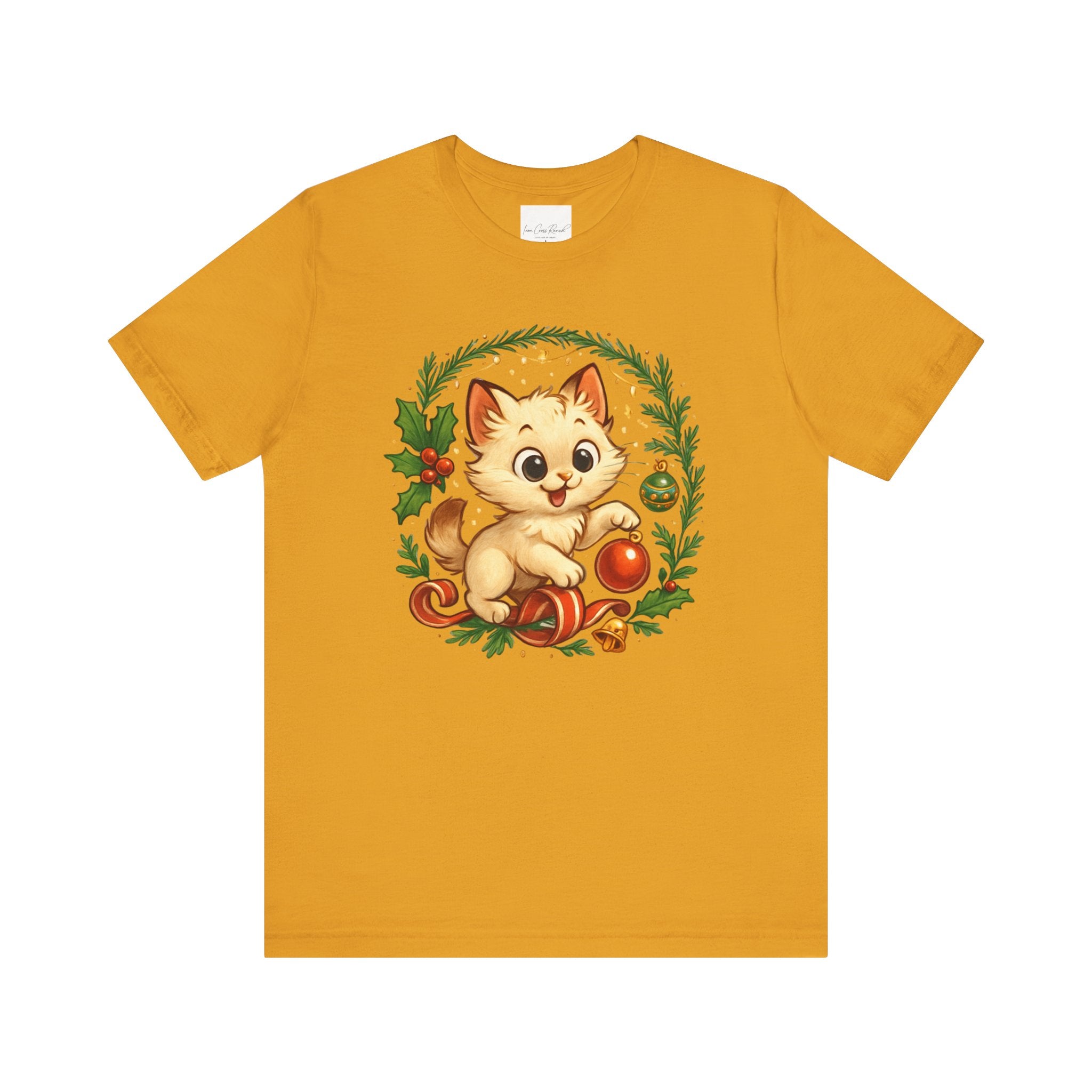 Christmas Kitten Play T-Shirt