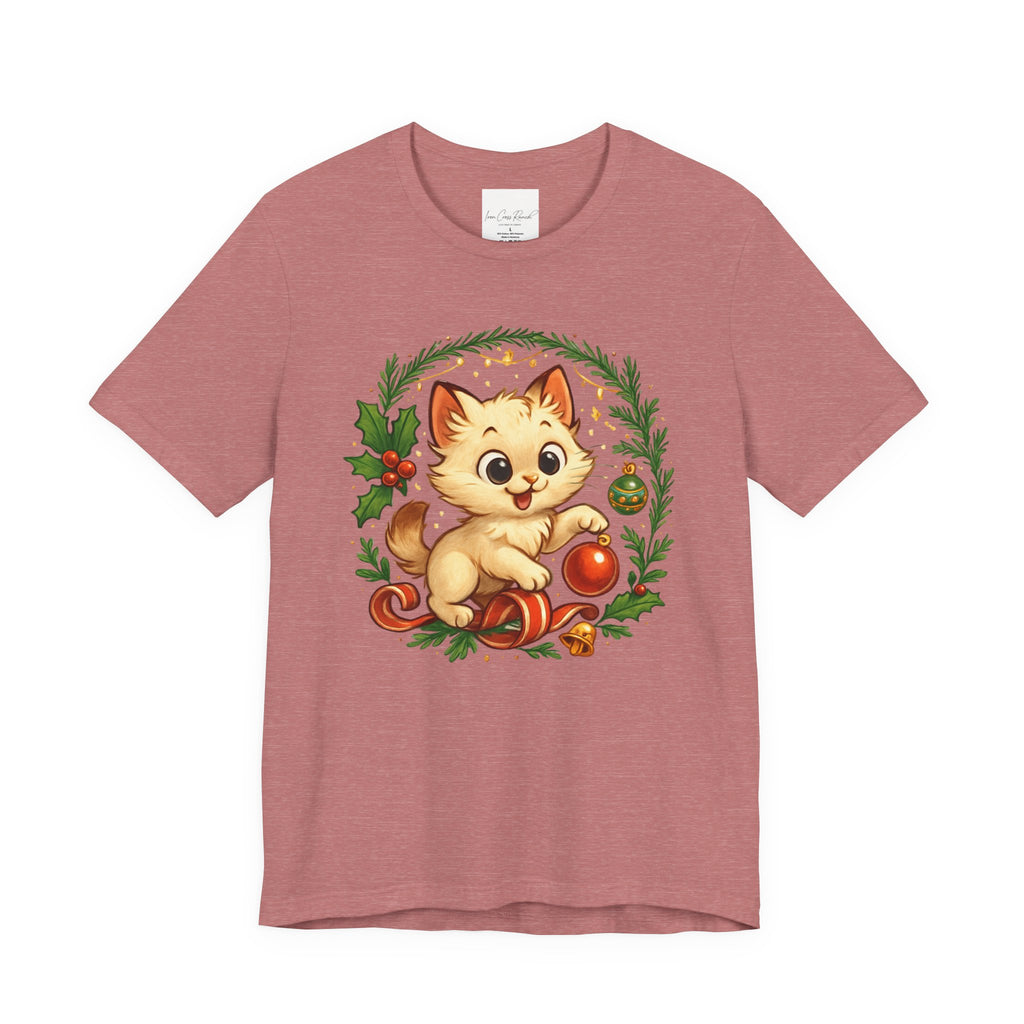 Christmas Kitten Play T-Shirt
