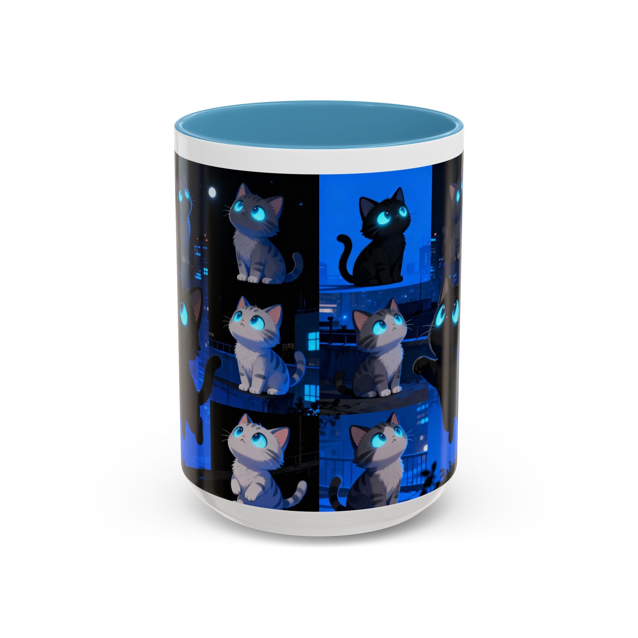 Mug, Cute Kitten Coffee Cup, Cat Lover Gift, Animal Tea Cup, Ceramic Drinkware, Pet Owner Present, Kitty Lover Mug