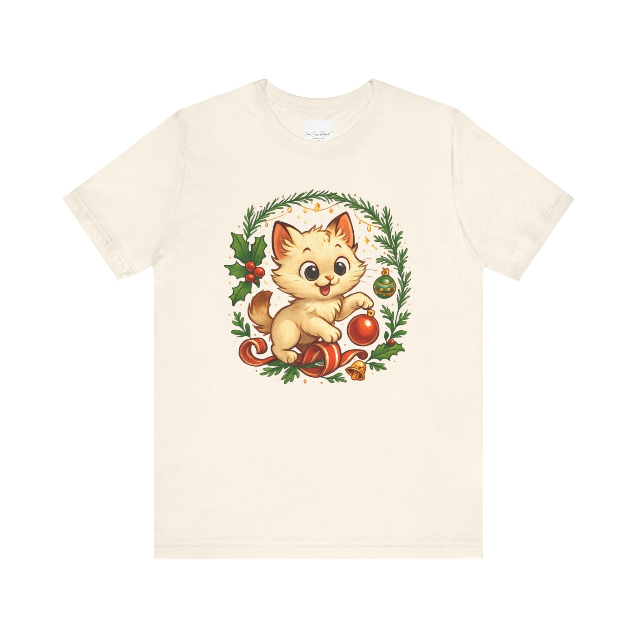 Christmas Kitten Play T-Shirt