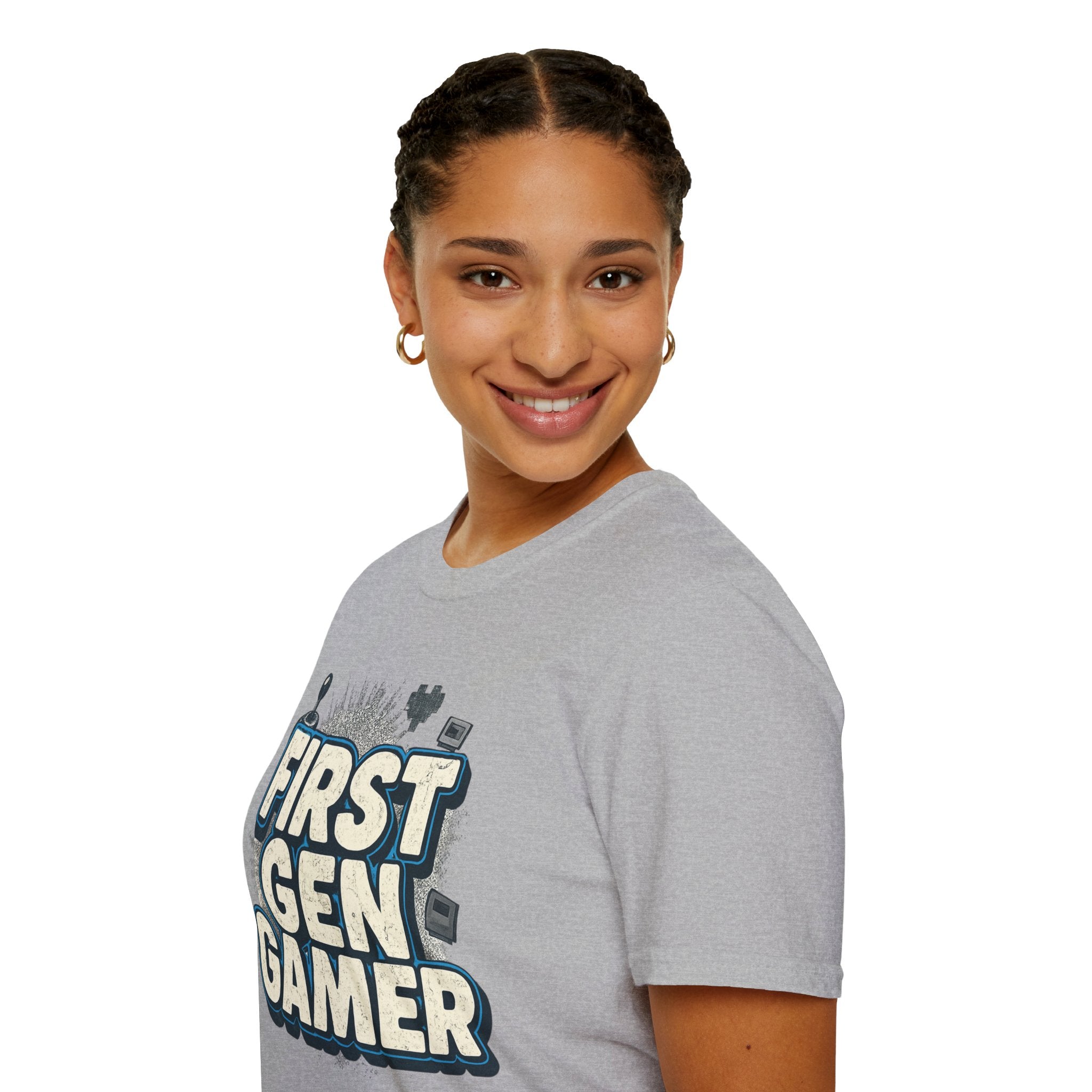 First Gen  Gamer, Blue Outline