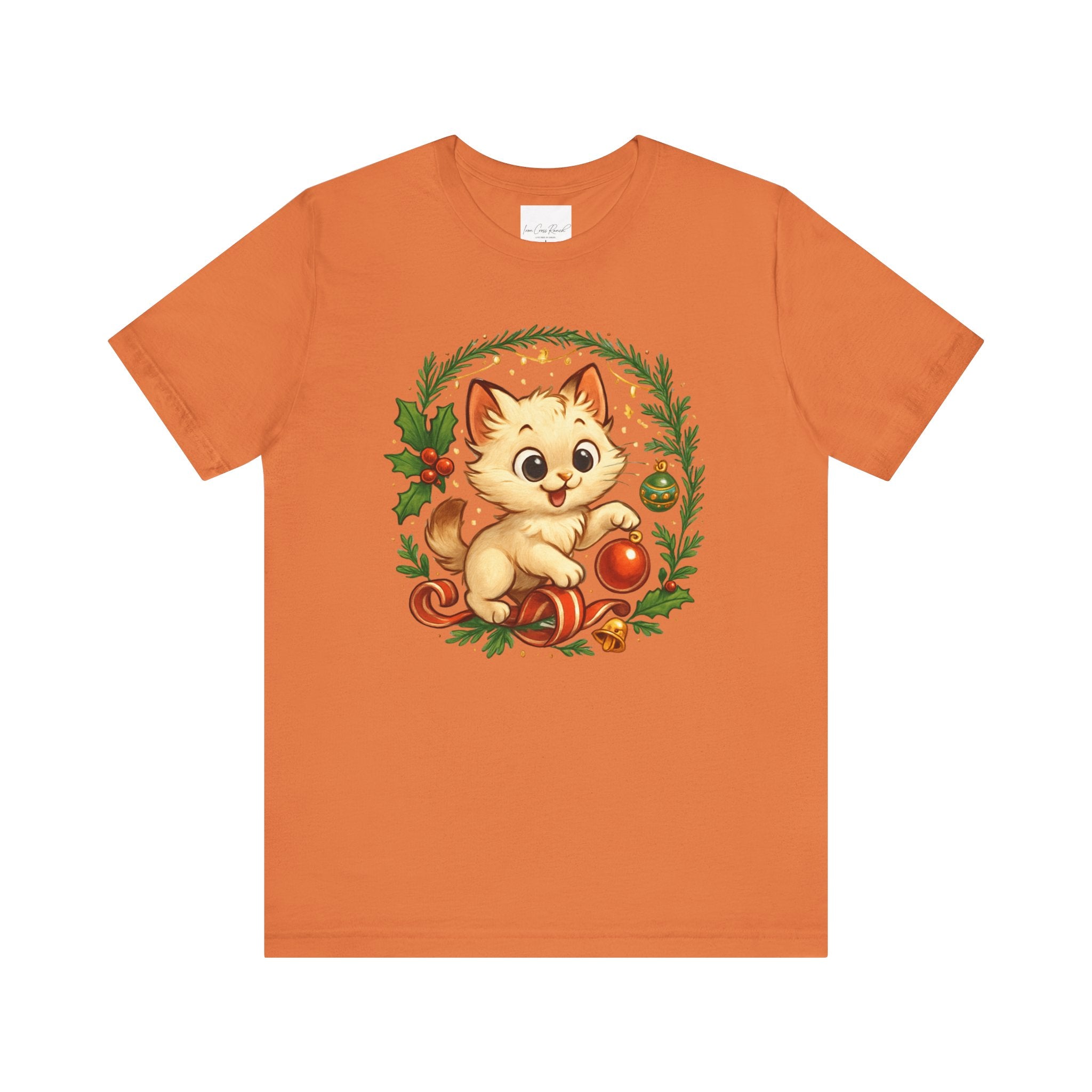 Christmas Kitten Play T-Shirt