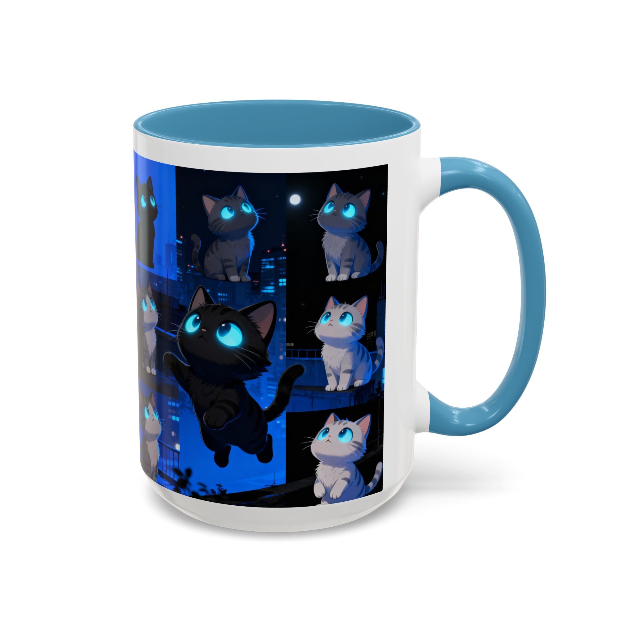 Mug, Cute Kitten Coffee Cup, Cat Lover Gift, Animal Tea Cup, Ceramic Drinkware, Pet Owner Present, Kitty Lover Mug