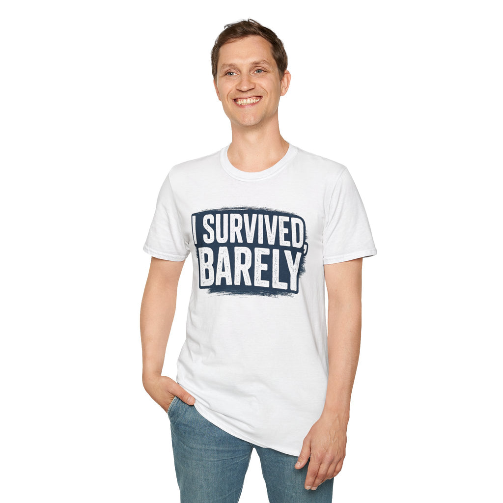 I Survived Barely  Gamer T-Shirt