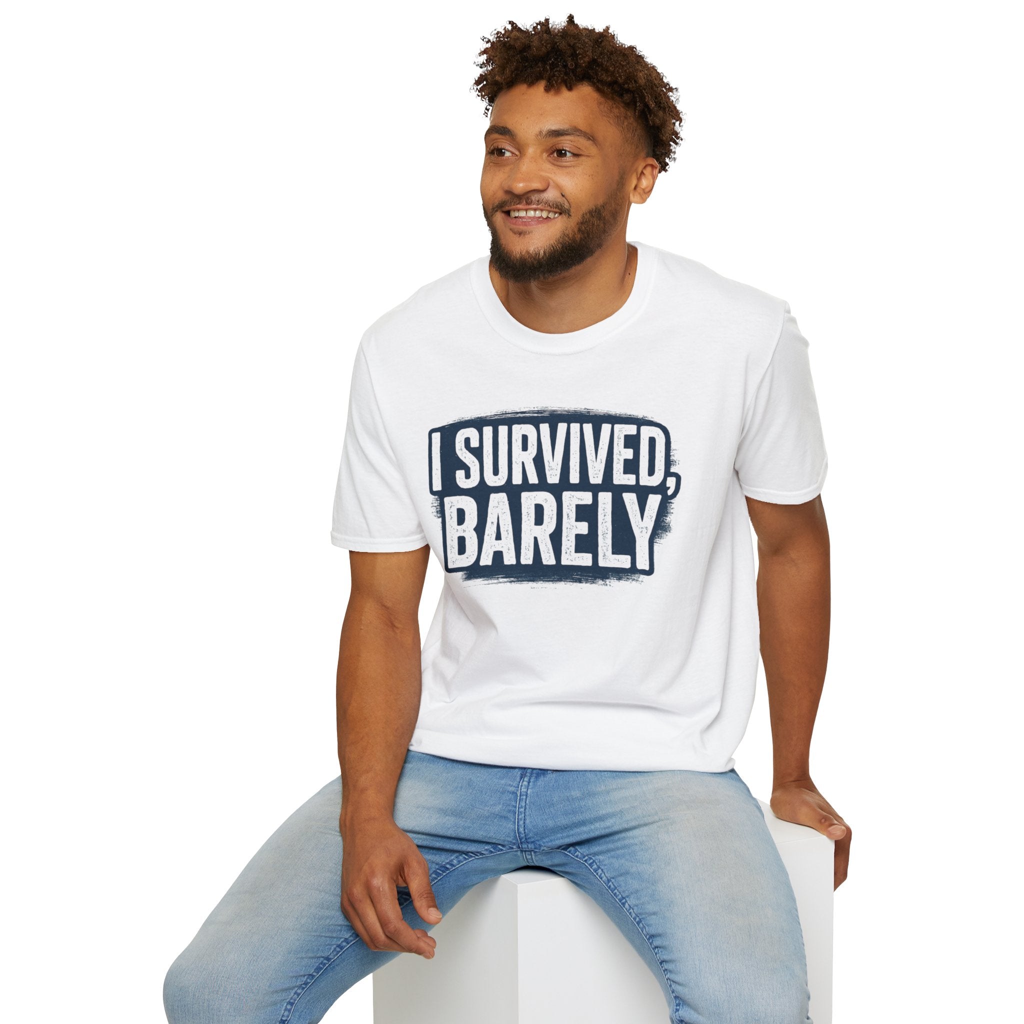 I Survived Barely  Gamer T-Shirt