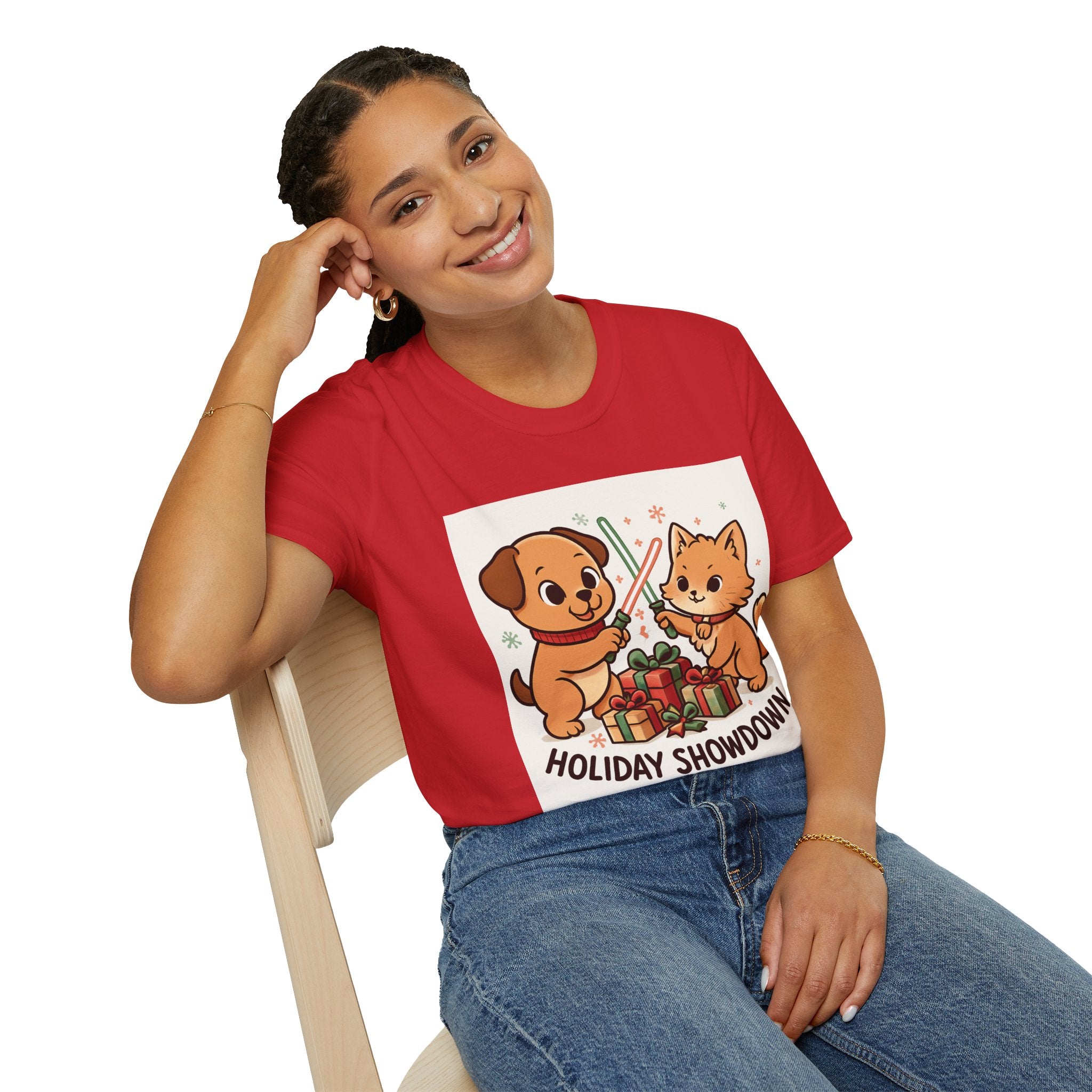 Holiday Showdown Kitten, Puppy T-Shirt