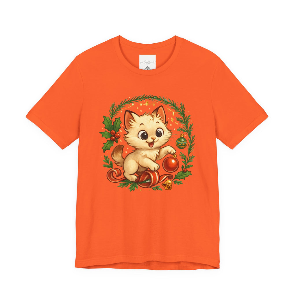 Christmas Kitten Play T-Shirt
