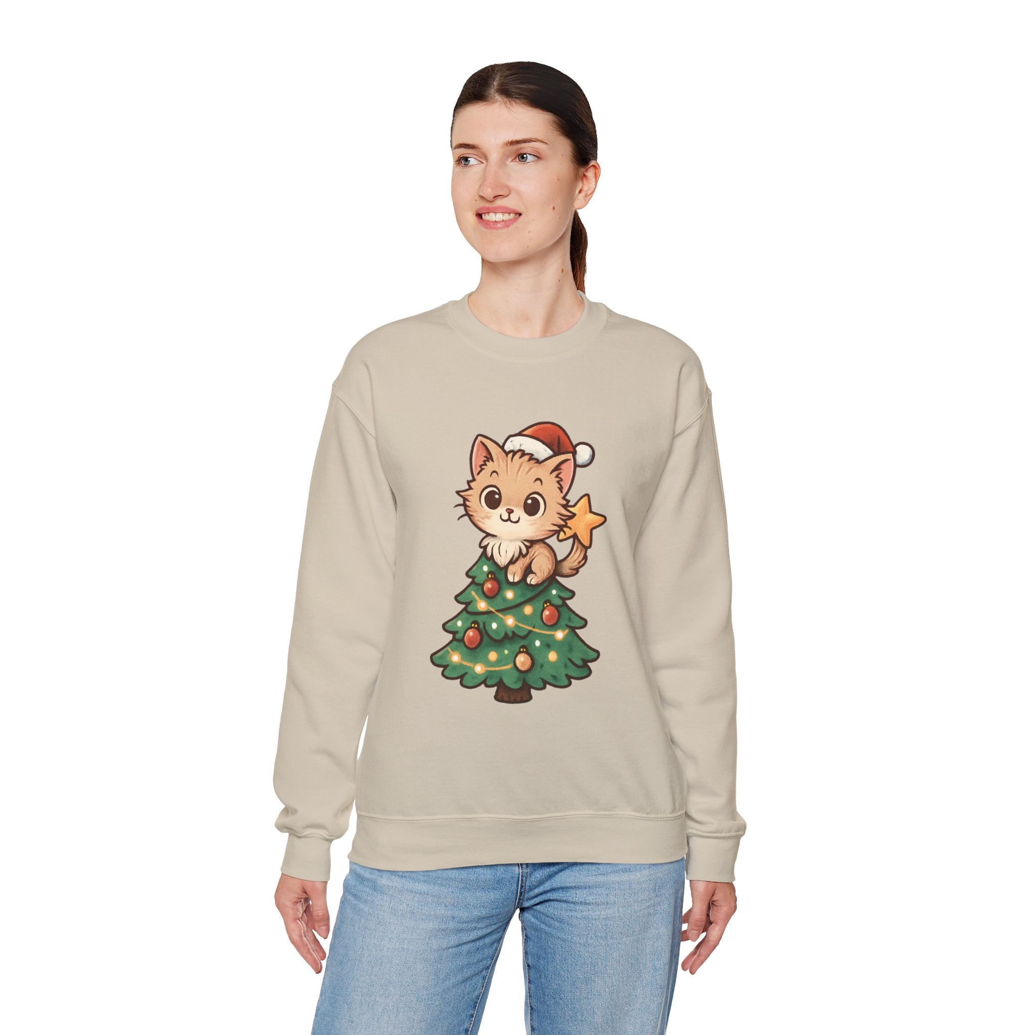 Christmas Cat -Sweatshirt