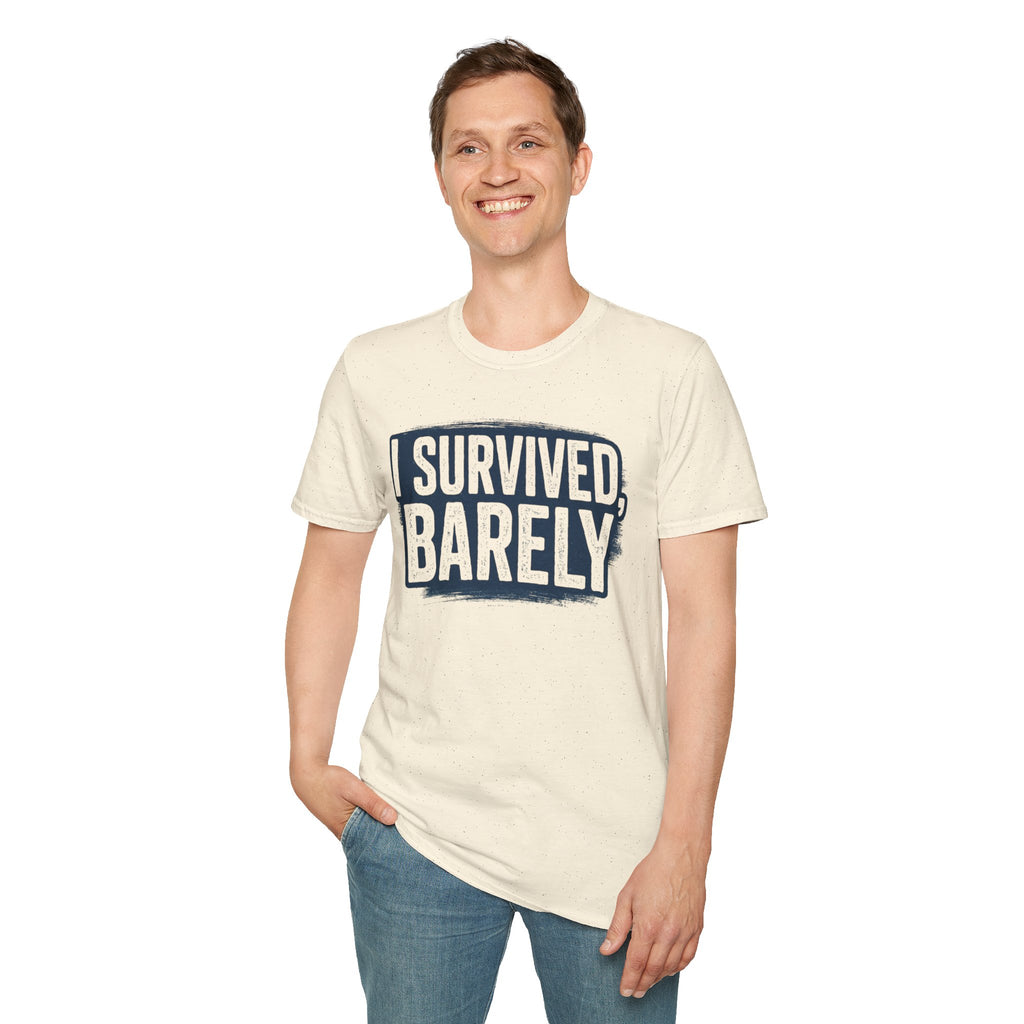 I Survived Barely  Gamer T-Shirt