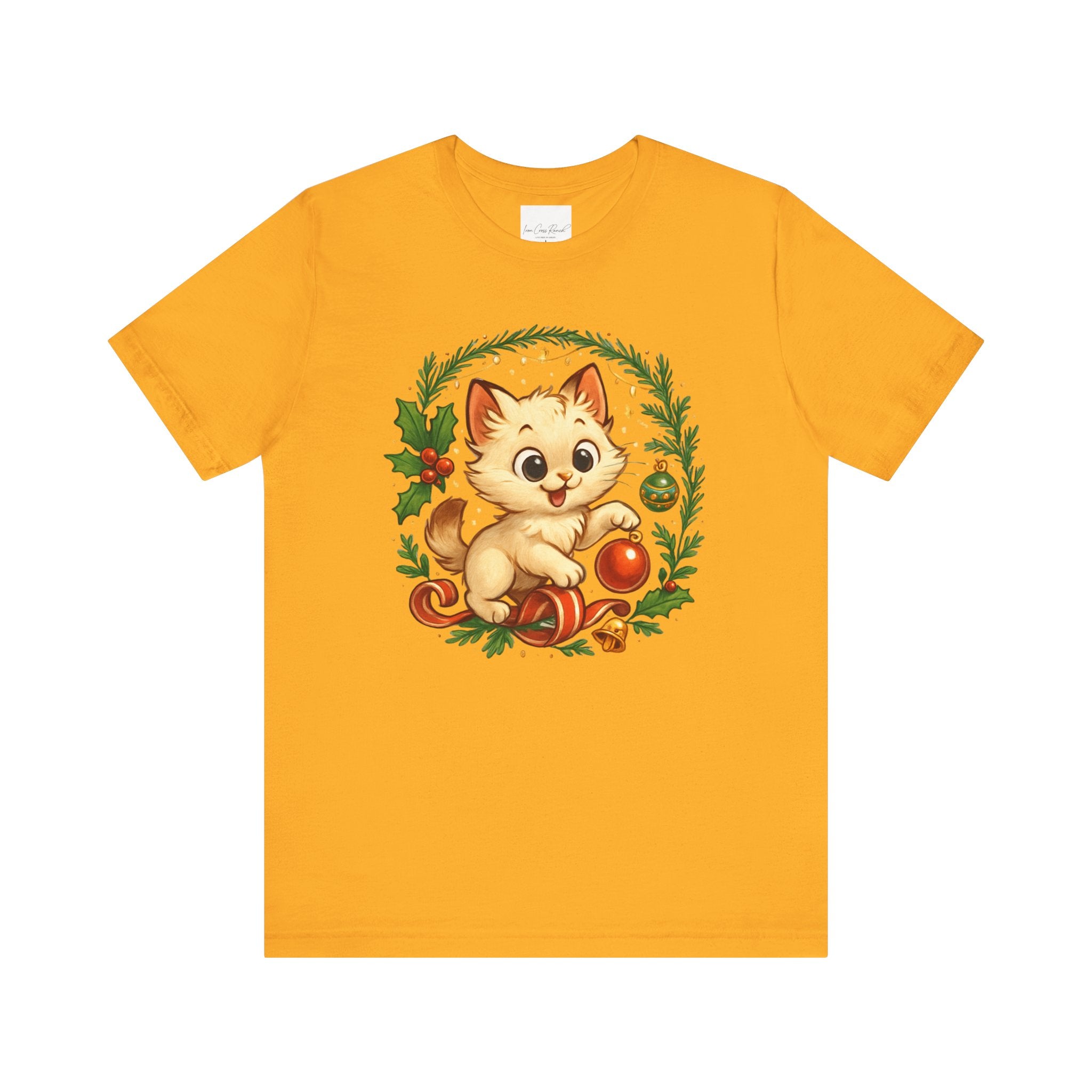 Christmas Kitten Play T-Shirt