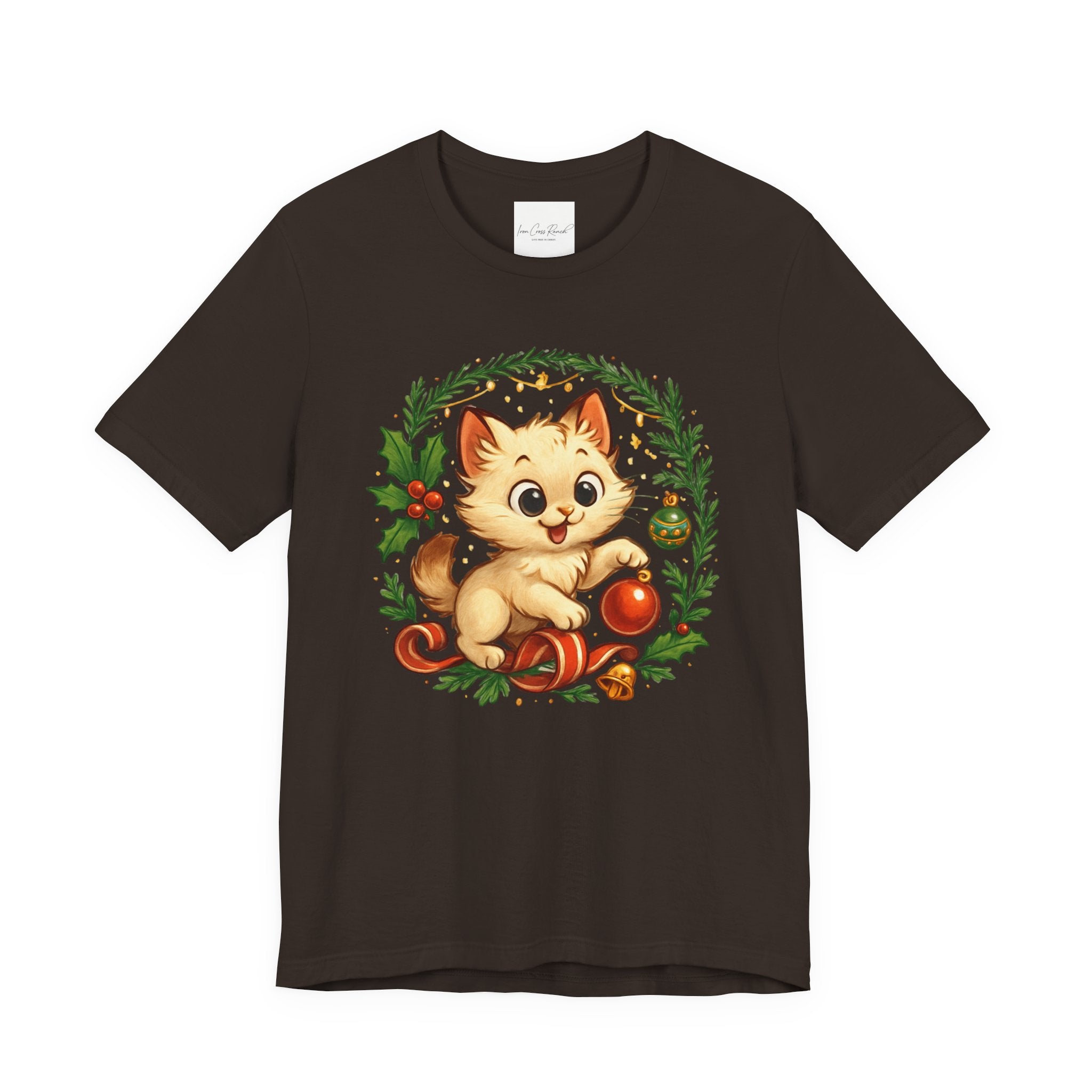 Christmas Kitten Play T-Shirt