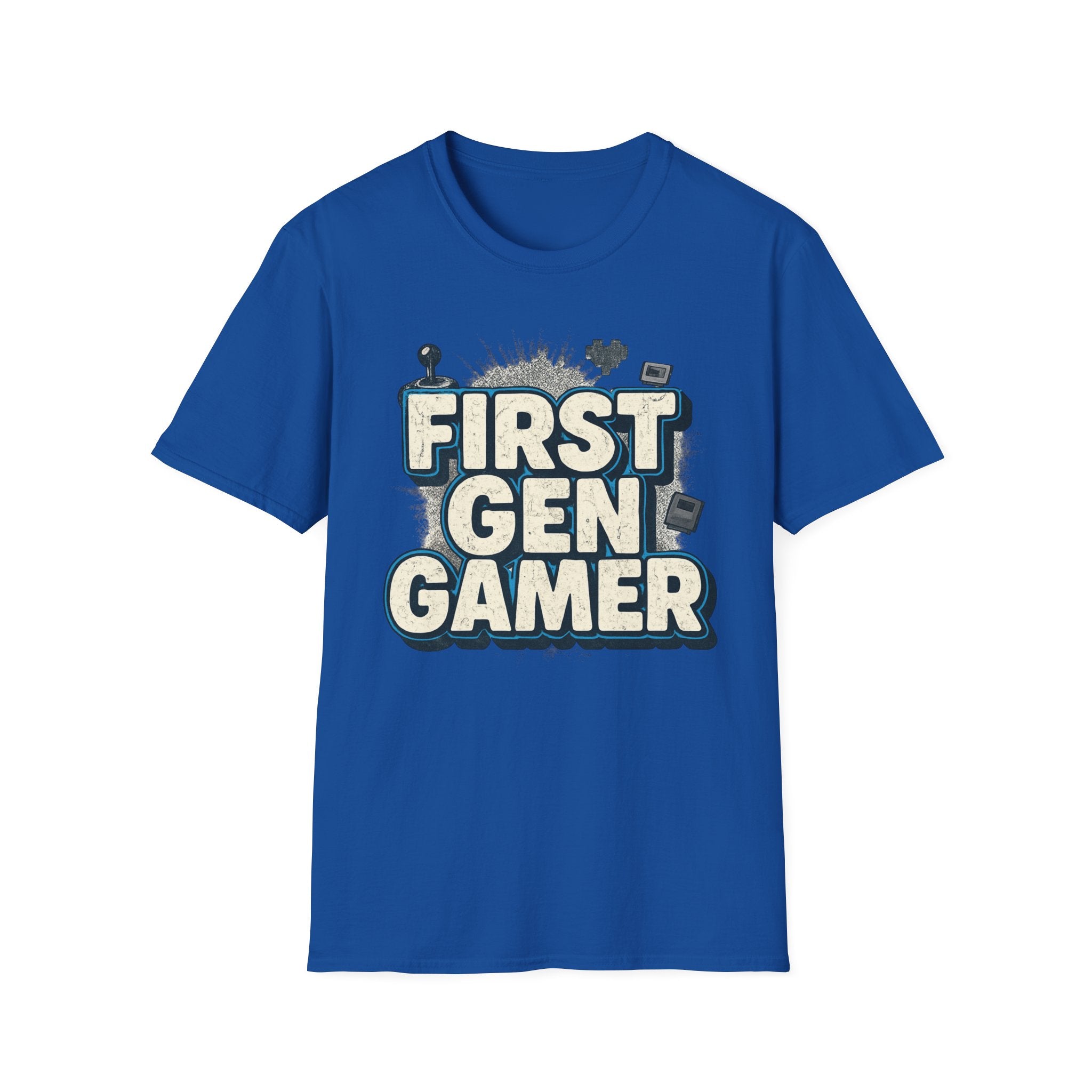 First Gen  Gamer, Blue Outline