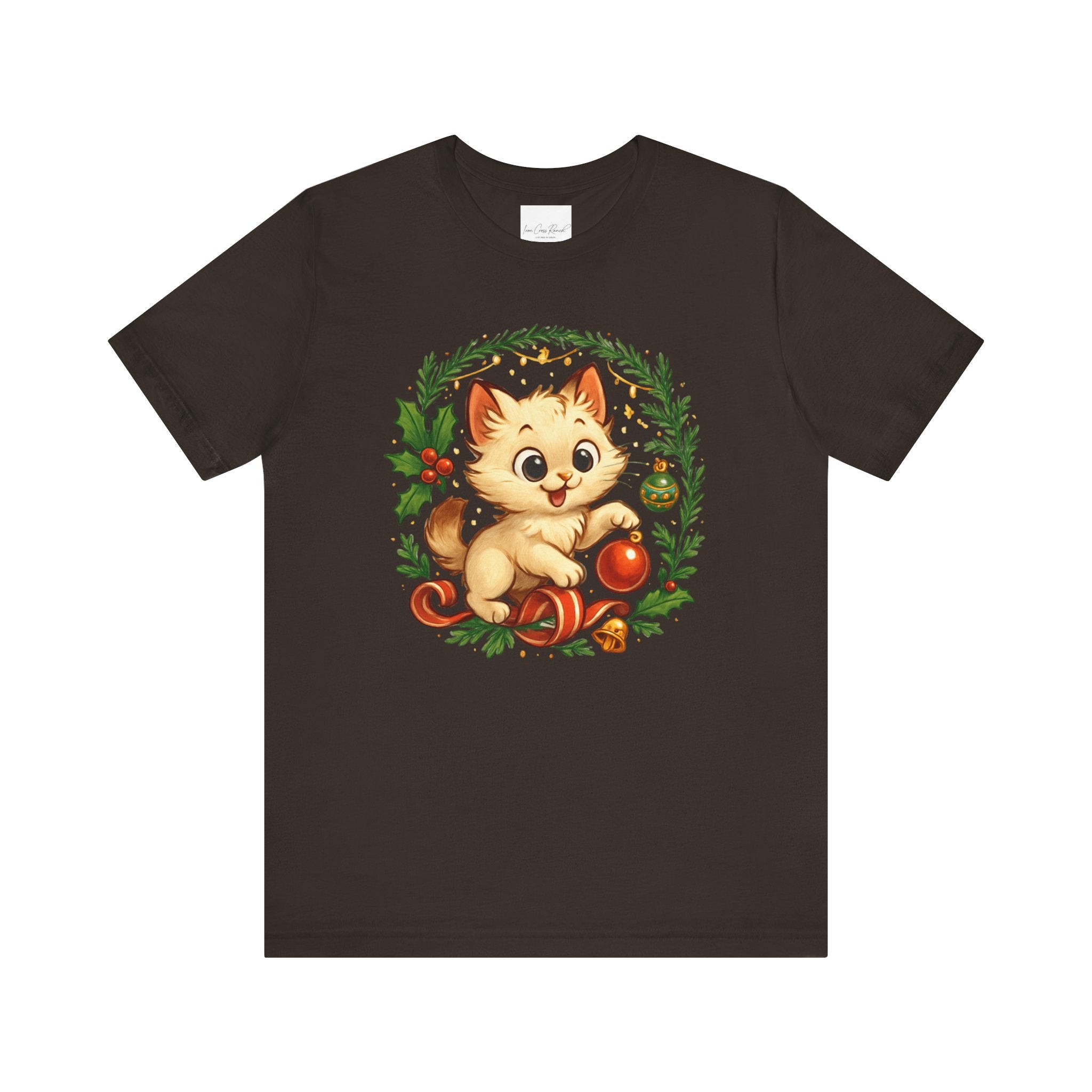 Christmas Kitten Play T-Shirt