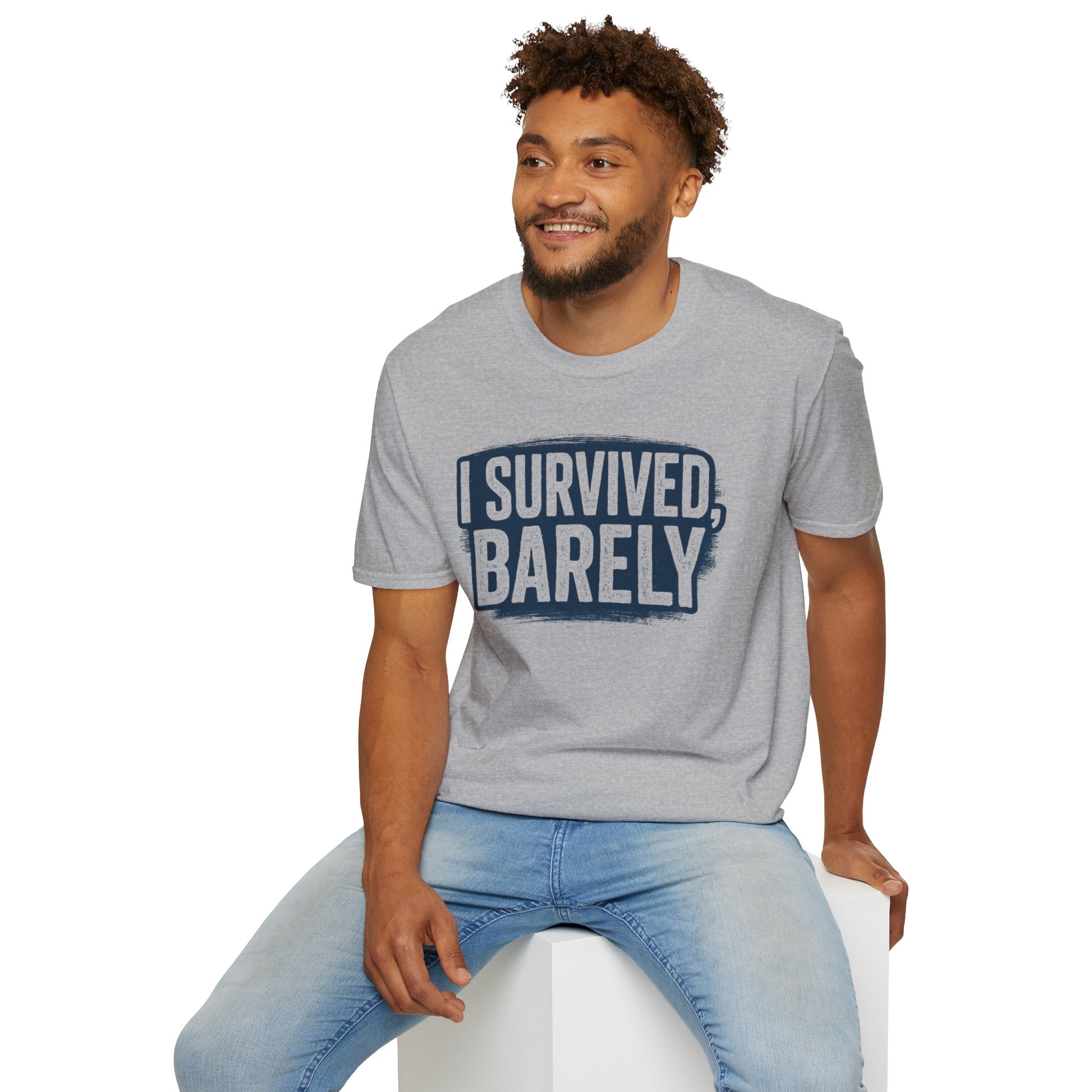 I Survived Barely  Gamer T-Shirt