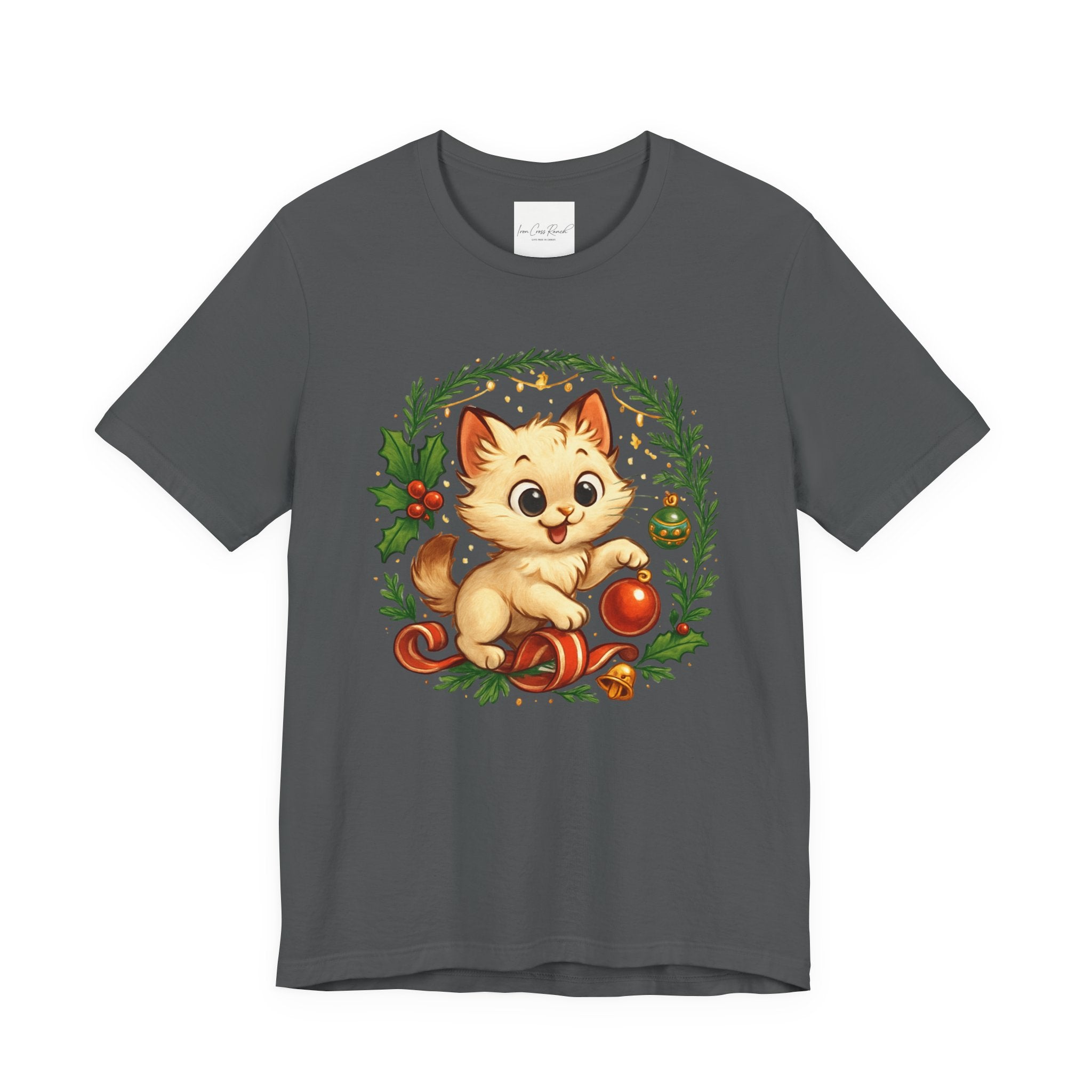 Christmas Kitten Play T-Shirt