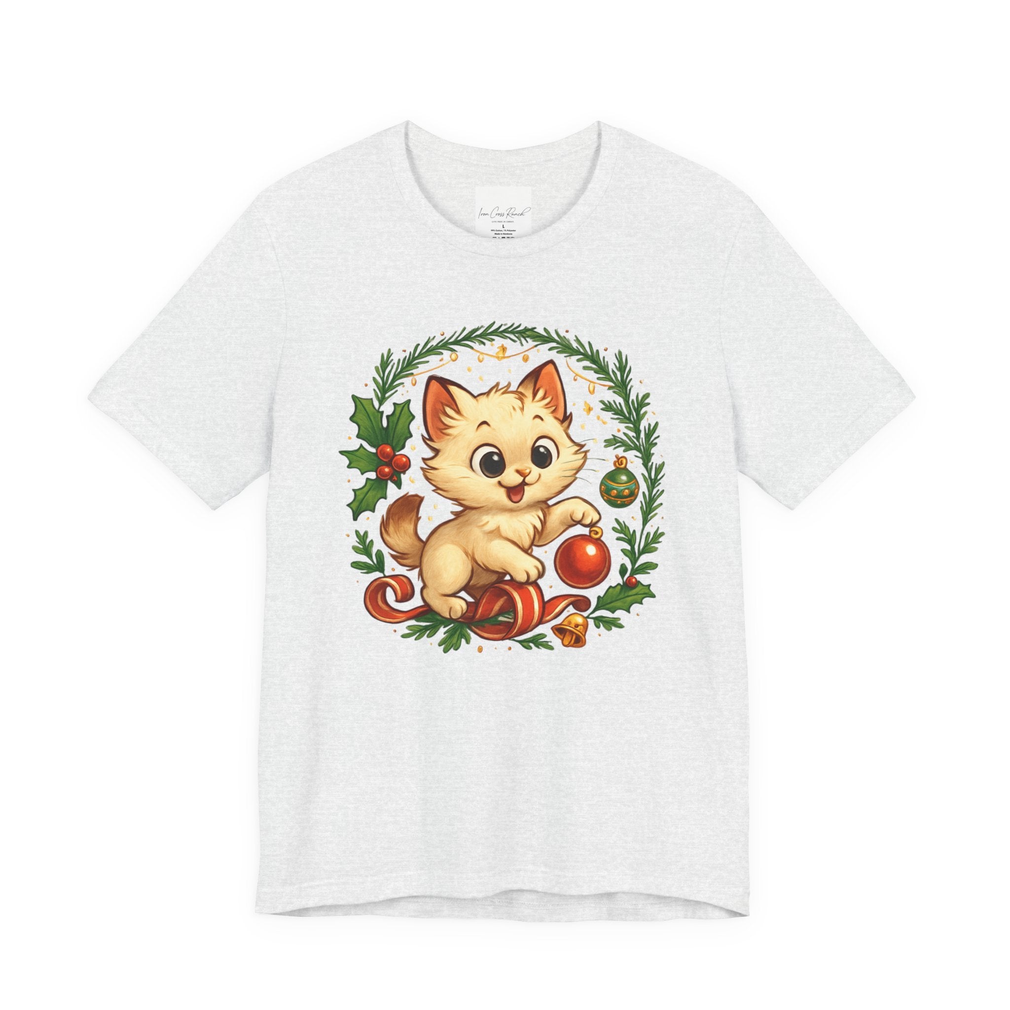 Christmas Kitten Play T-Shirt