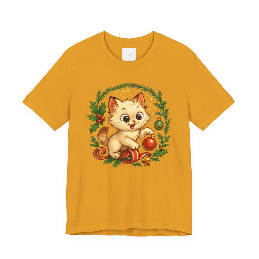 Christmas Kitten Play T-Shirt