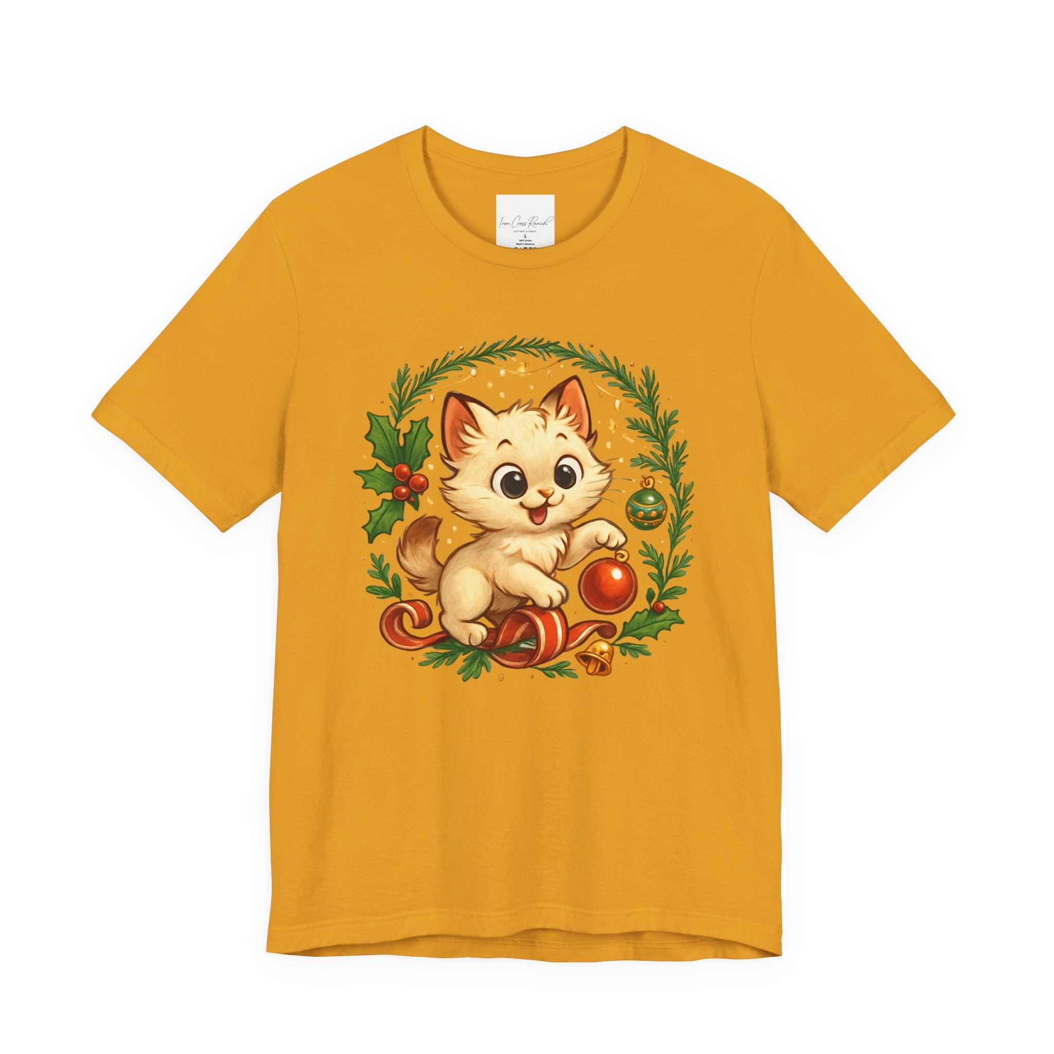 Christmas Kitten Play T-Shirt