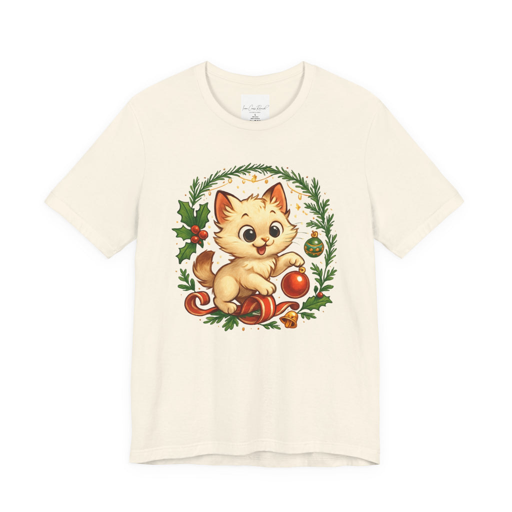 Christmas Kitten Play T-Shirt