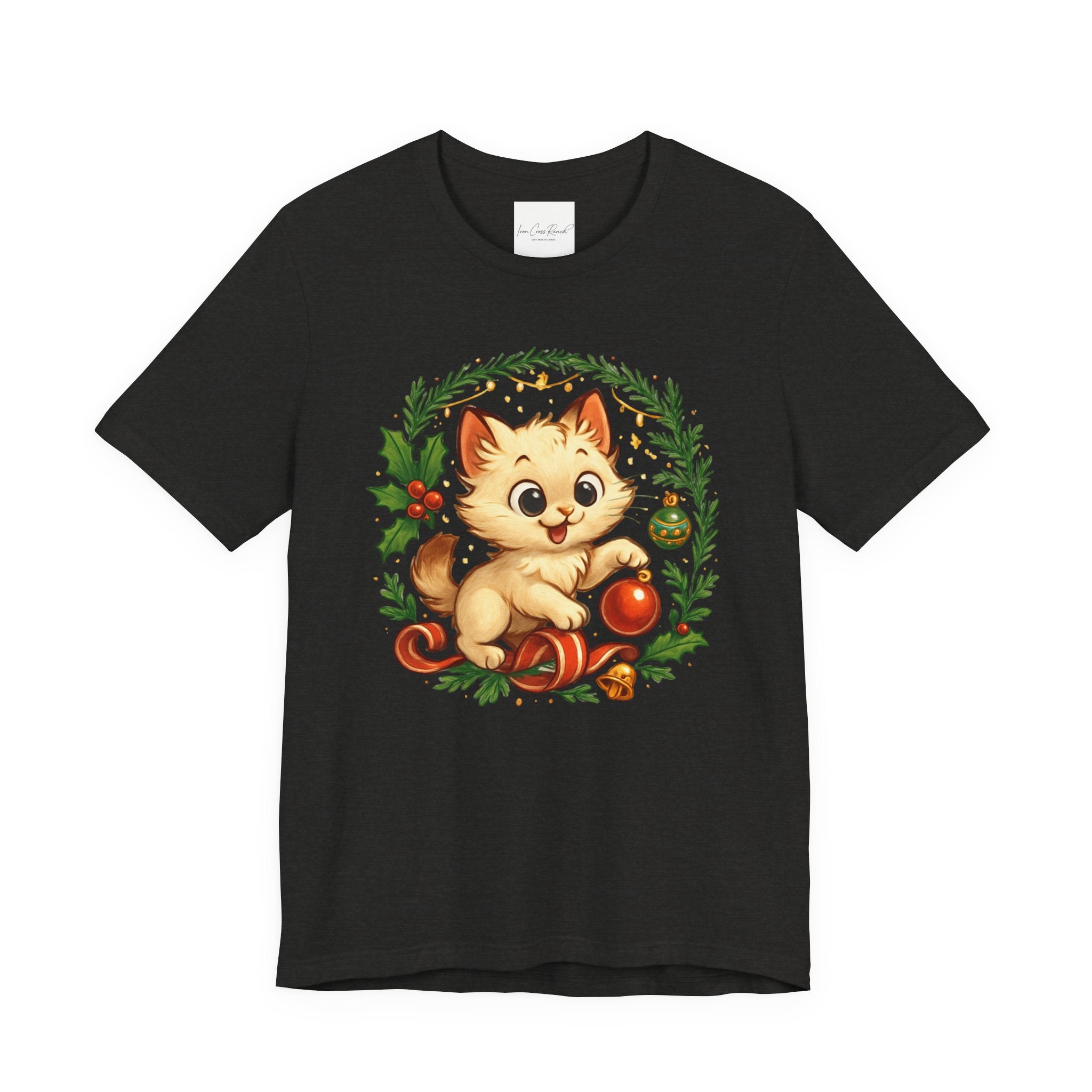 Christmas Kitten Play T-Shirt