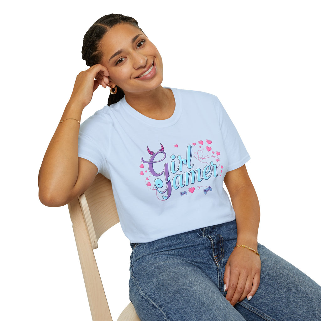 Girl Gamer T-Shirt, Pastel