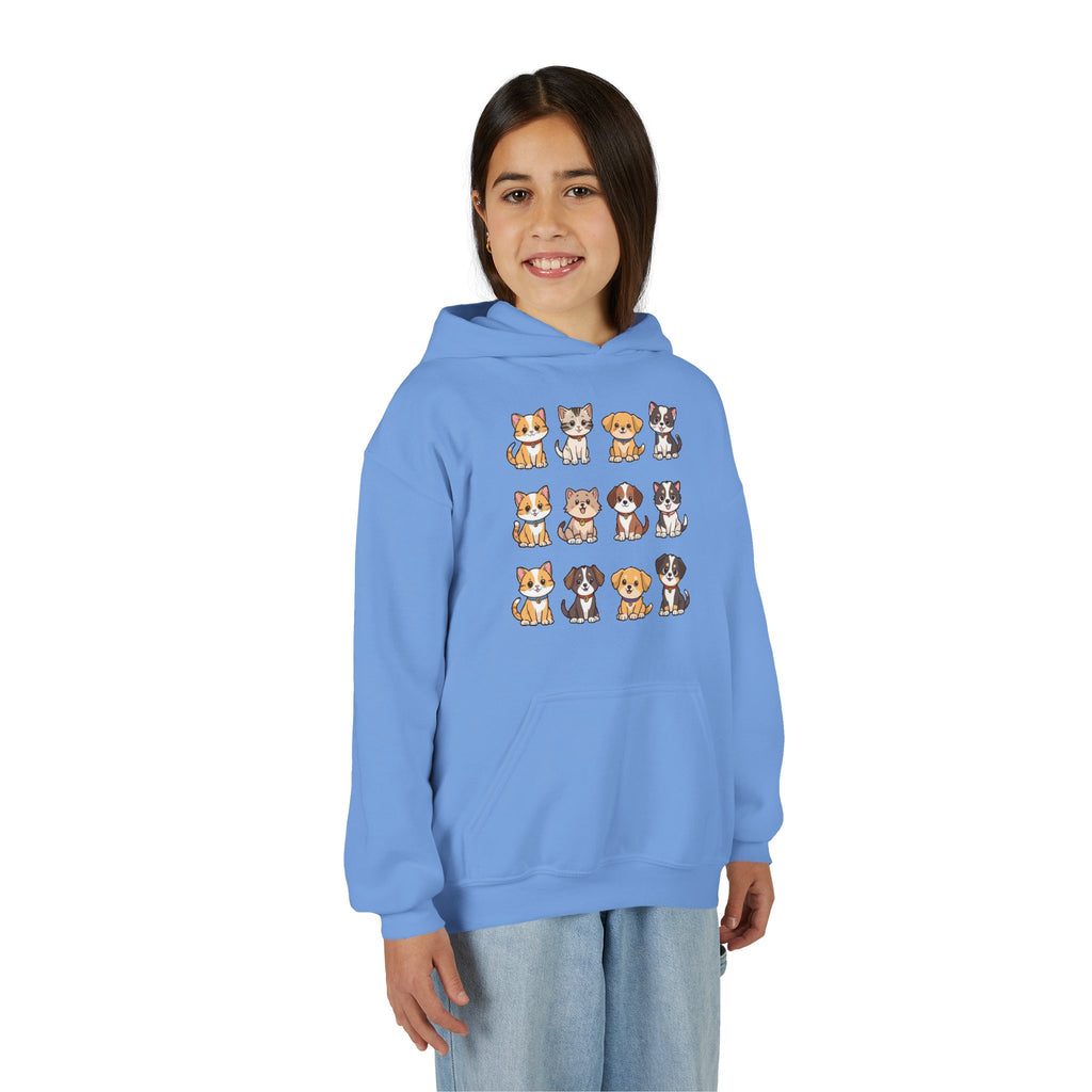 Animal Lovers Hoodie - Cute Puppies and Kittens Gift for Birthdays and Holidays