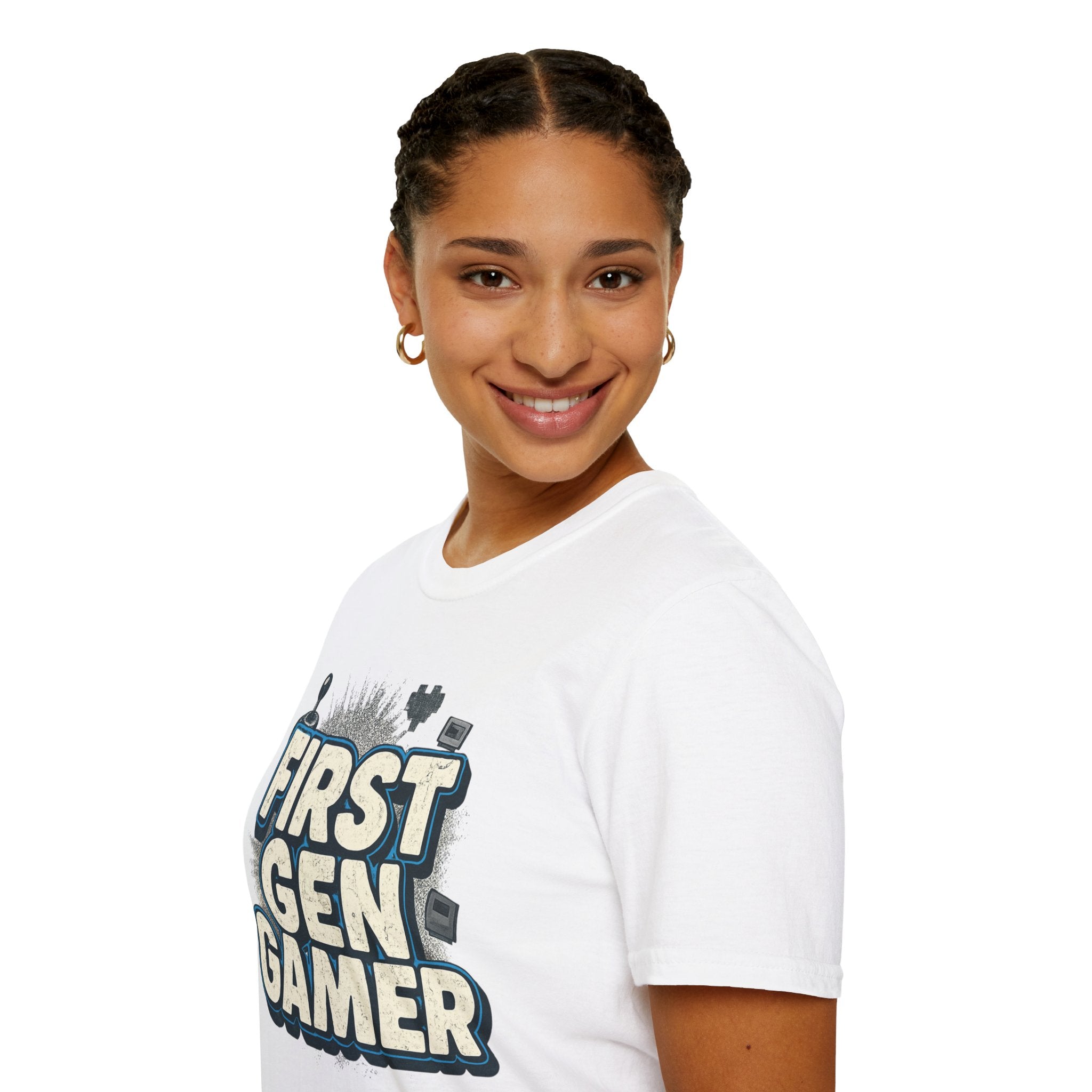 First Gen  Gamer, Blue Outline